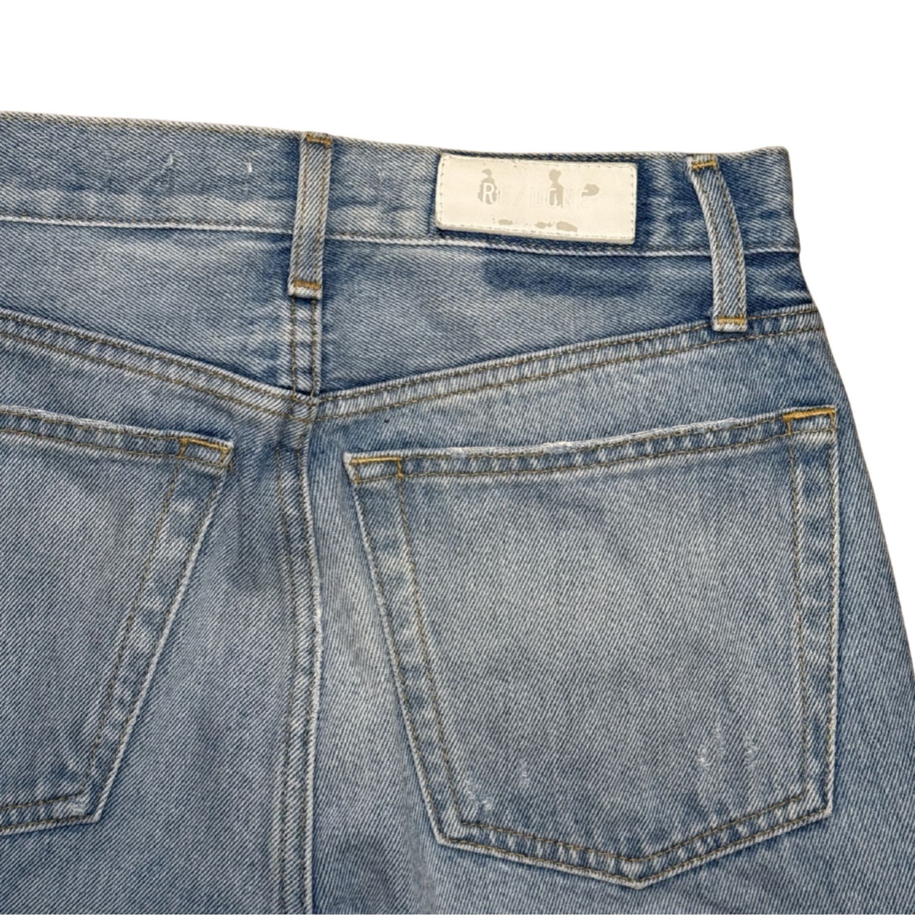 RE/DONE RE/DONE 90s High Rise Loose Distressed Denim Jeans EUC $295 Size 26" / US 2 / IT 38 - 4 Thumbnail