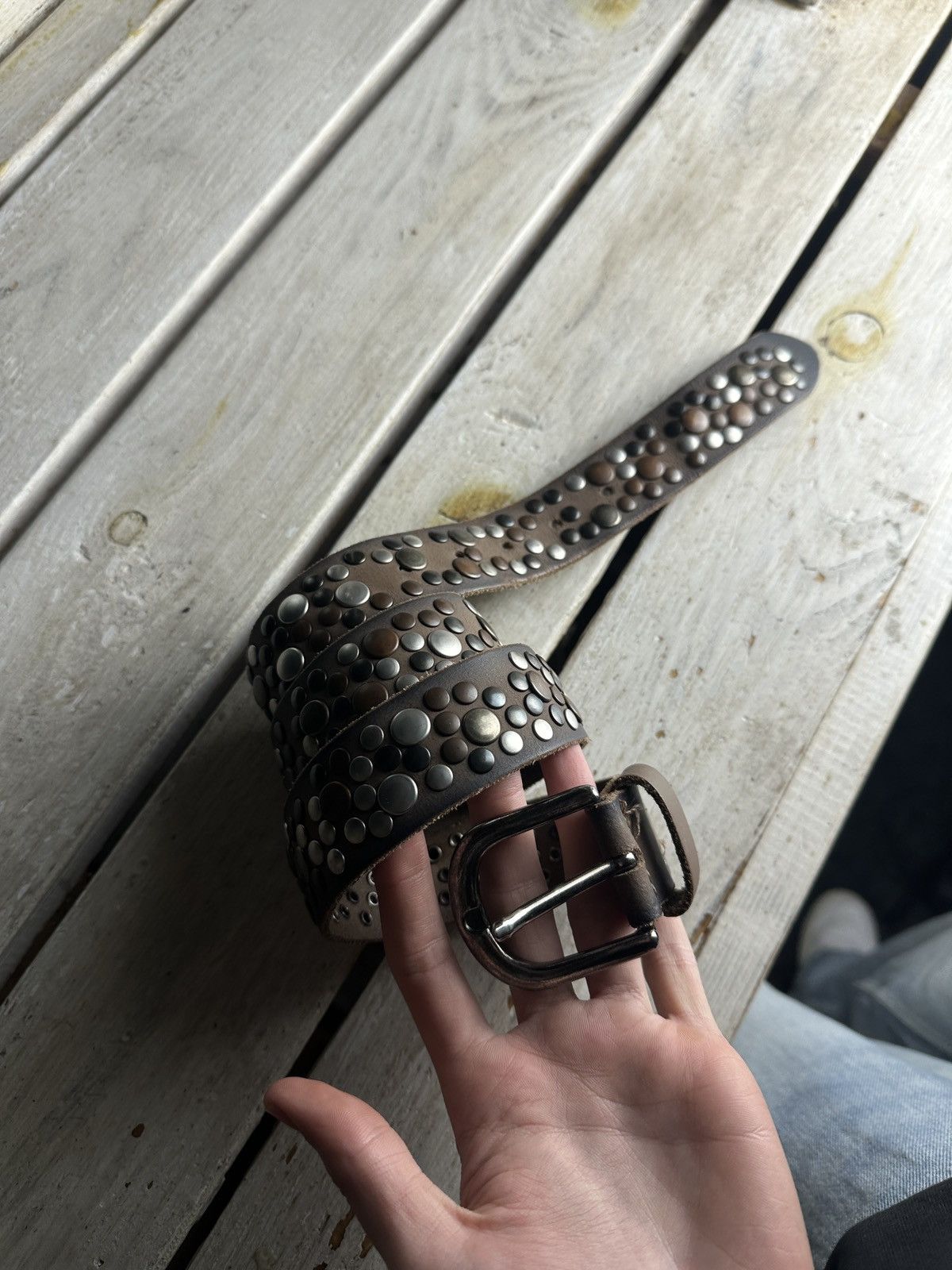 Vintage 🚨Vintage Crazy Metal Belt Drip Japanese Hype bb Simon Size ONE SIZE - 1 Thumbnail