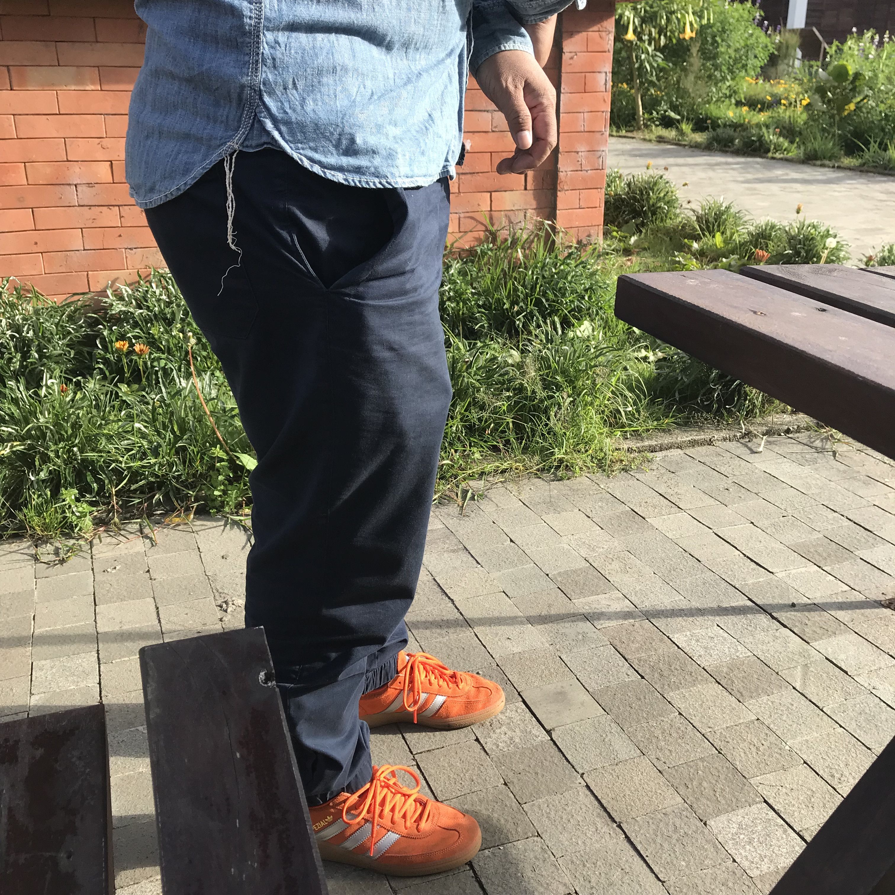 Designer × Japanese Brand Niko and.. Japan Finest Chambray Blue Jeans Long Sleeves Size US M / EU 48-50 / 2 - 10 Thumbnail