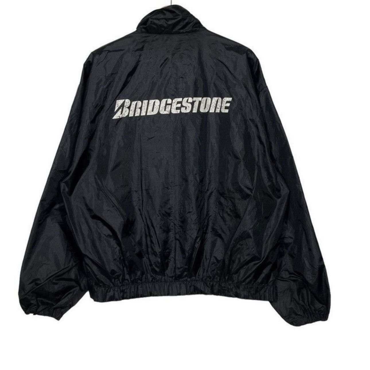 Vintage vintage bomber jacket bridgestione big logo Size US L / EU 52-54 / 3 - 1 Thumbnail