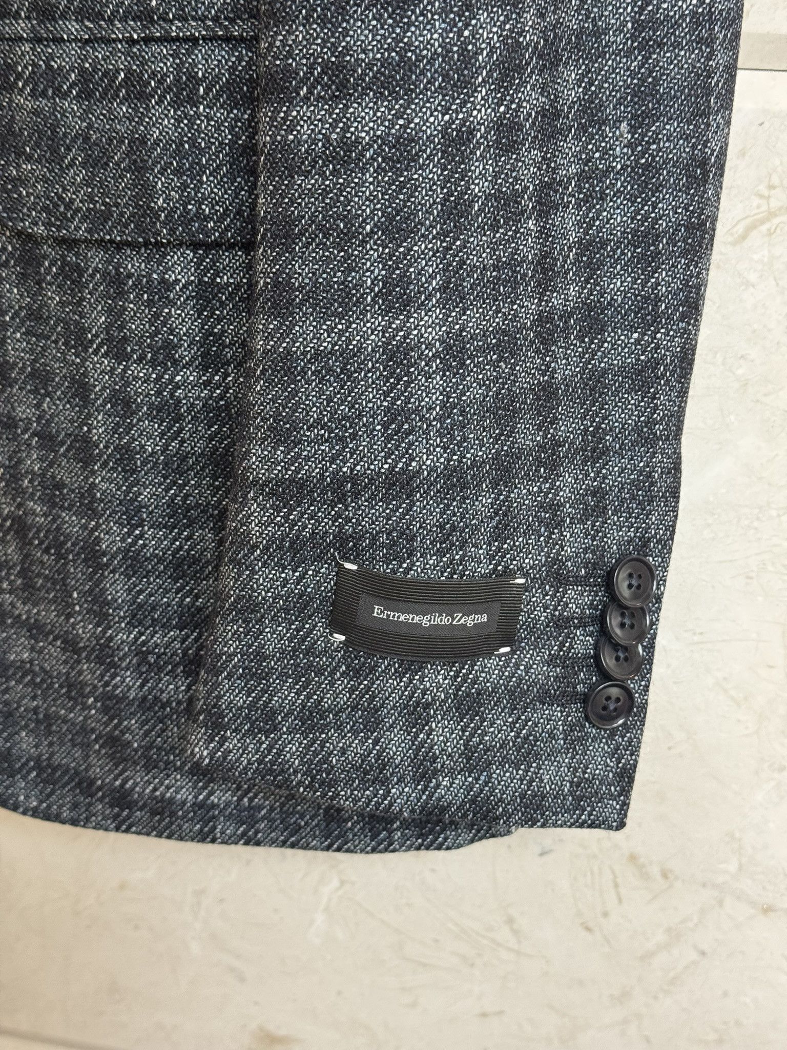 Ermenegildo Zegna ZEGNA / Tailored Milano Fit Check Pattern Blazer / EU 48 Size 38R - 4 Thumbnail