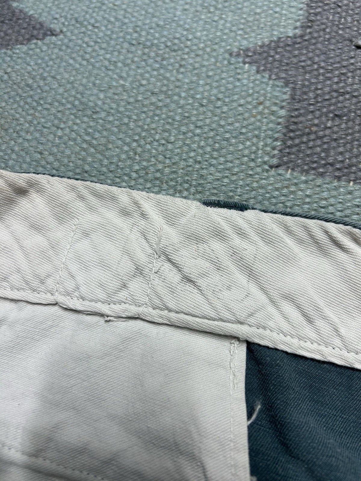 Vintage Vtg 1950s chino twill work pants sage green sail cloth 42x29 Size US 42 / EU 58 - 7 Thumbnail