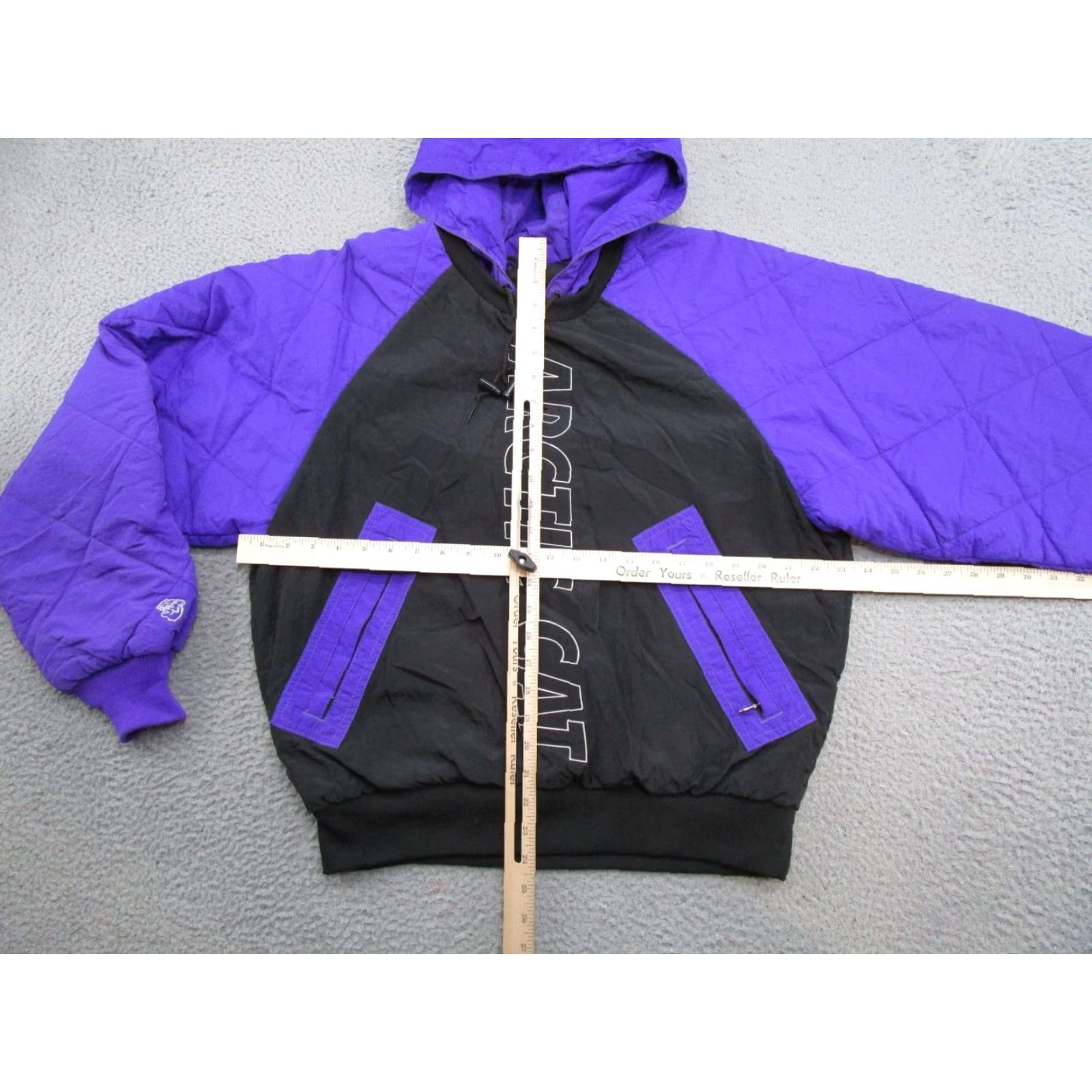 Vintage VTG Arctic Wear Jacket Pullover Nylon Hooded Purple Quilt 90s Ski USA SZ M Mens Size US M / EU 48-50 / 2 - 7 Thumbnail