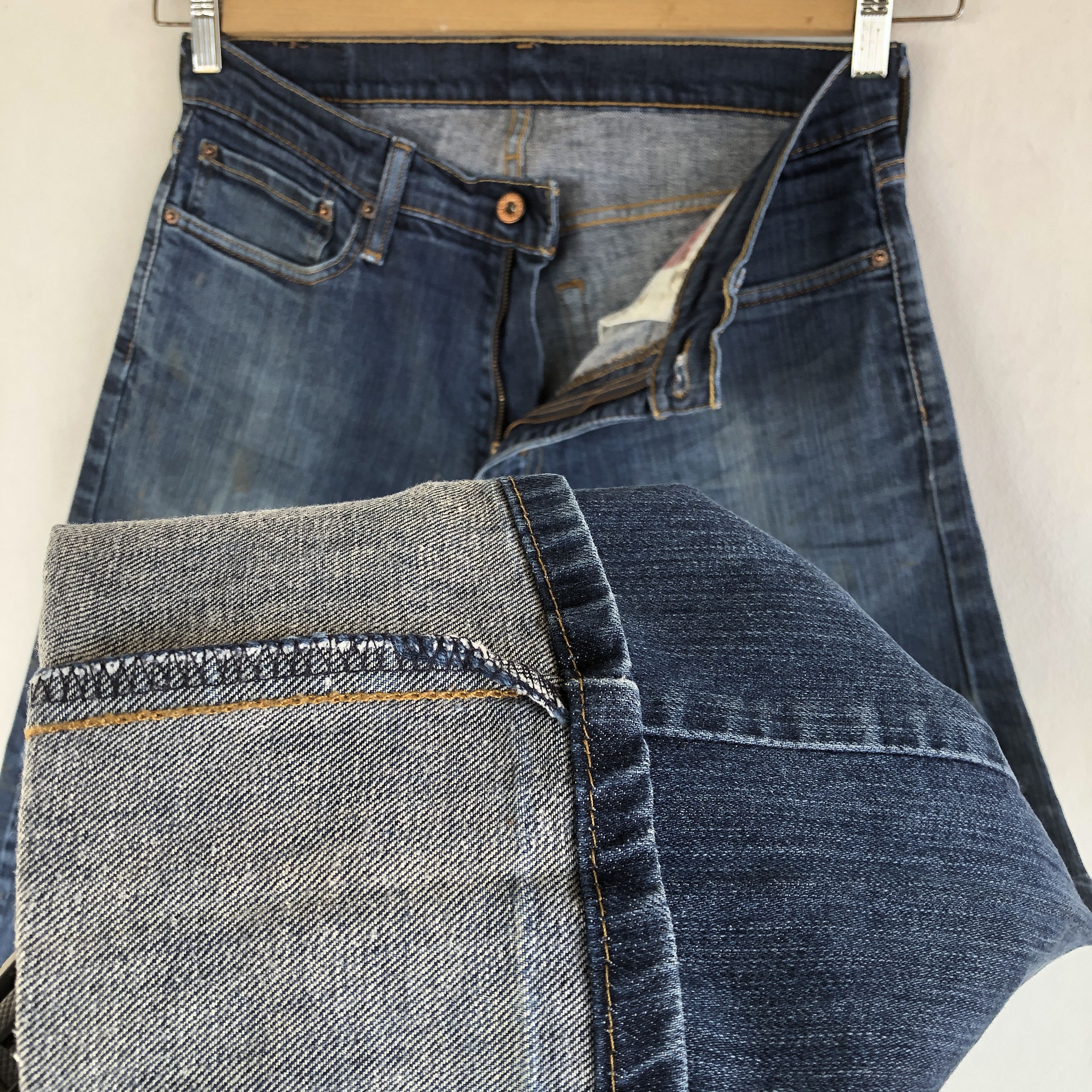 Levi's Vintage Y2K Levis 514 Faded Jeans Levi's Light Wash Denim Size US 30 / EU 46 - 8 Thumbnail