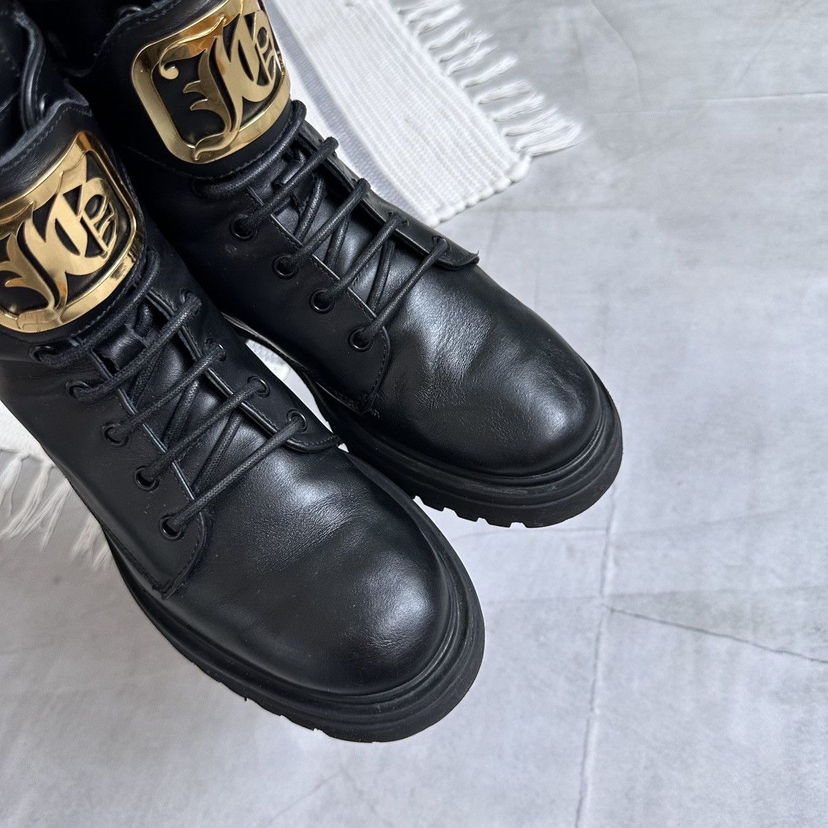 Dirk Bikkembergs John Galliano Combat Boots Military As 98 Moma Style Size US 6 / IT 36 - 8 Thumbnail