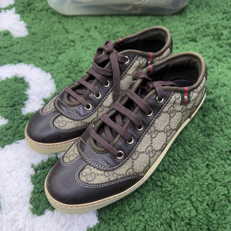 Gucci Gucci Stylish Brown Sneakers for Everyday Wear Size US 6.5 / EU 39-40 - 1 Thumbnail