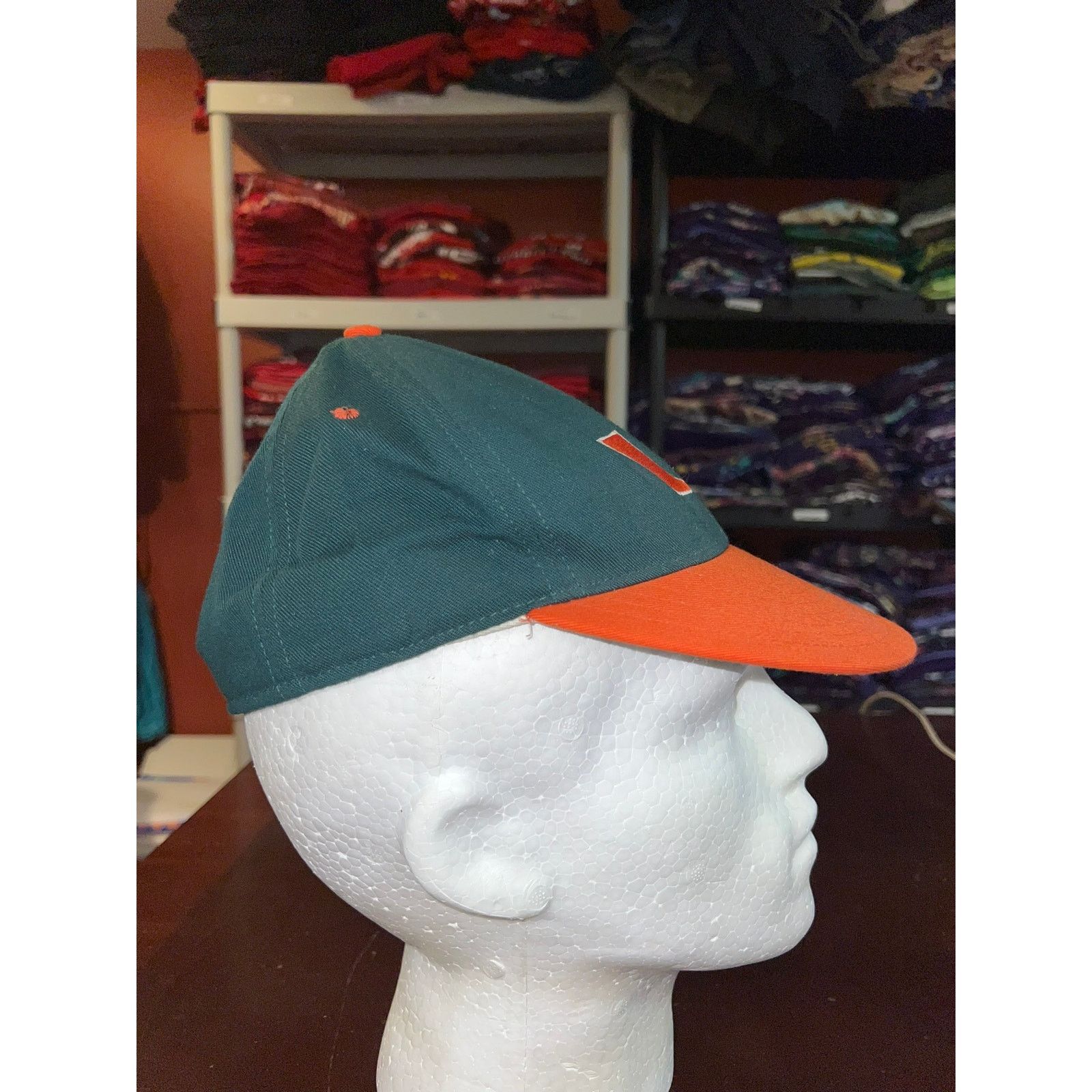 Vintage Vintage Miami Hurricanes Hat On The Field Pro Line Green Cap Size ONE SIZE - 5 Thumbnail