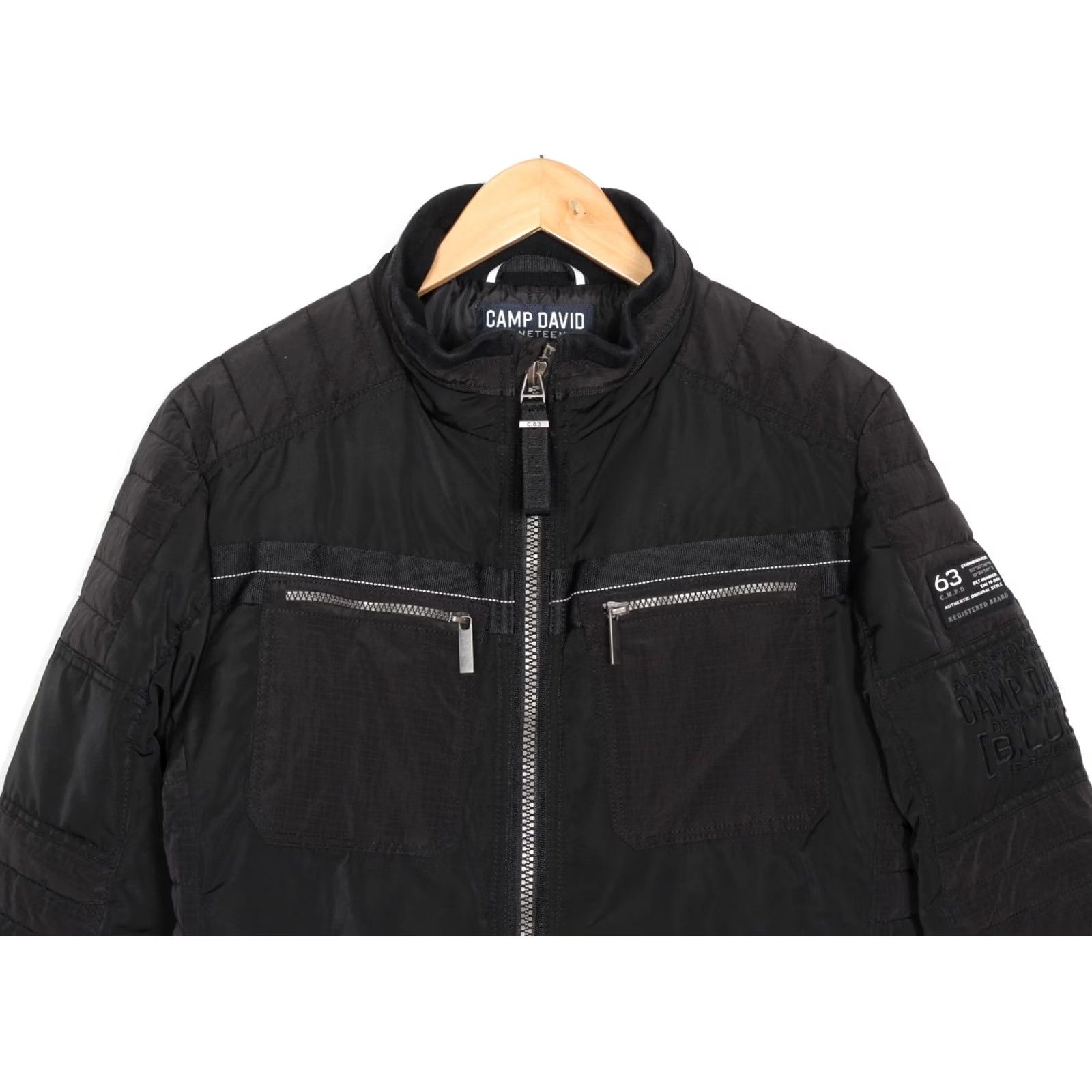 Vintage CAMP DAVID Insulated Jacket Men Size S MJ6072 - Camp David Jacket, Men, S, Black, Zip, All Seasons, Padded, Polyester, Casual, Travel, Hiking, Walking Size US S / EU 44-46 / 1 - 5 Thumbnail