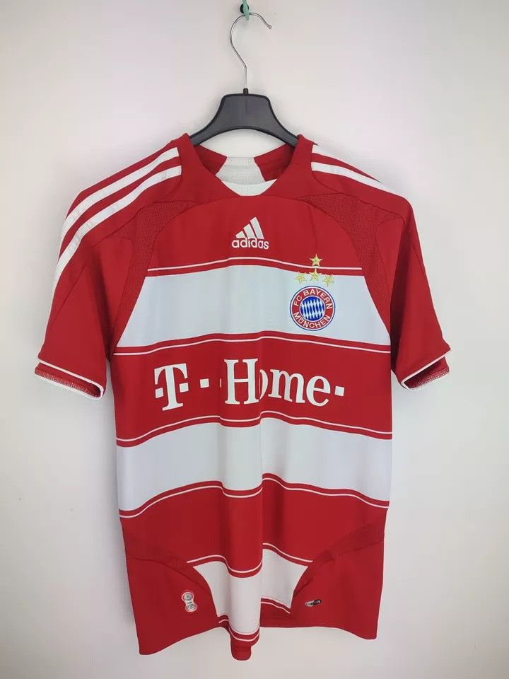Adidas FC Bayern Munich Munchen 2007-08 home FOOTBALL Kit SHIRT Size US S / EU 44-46 / 1 - 8 Thumbnail