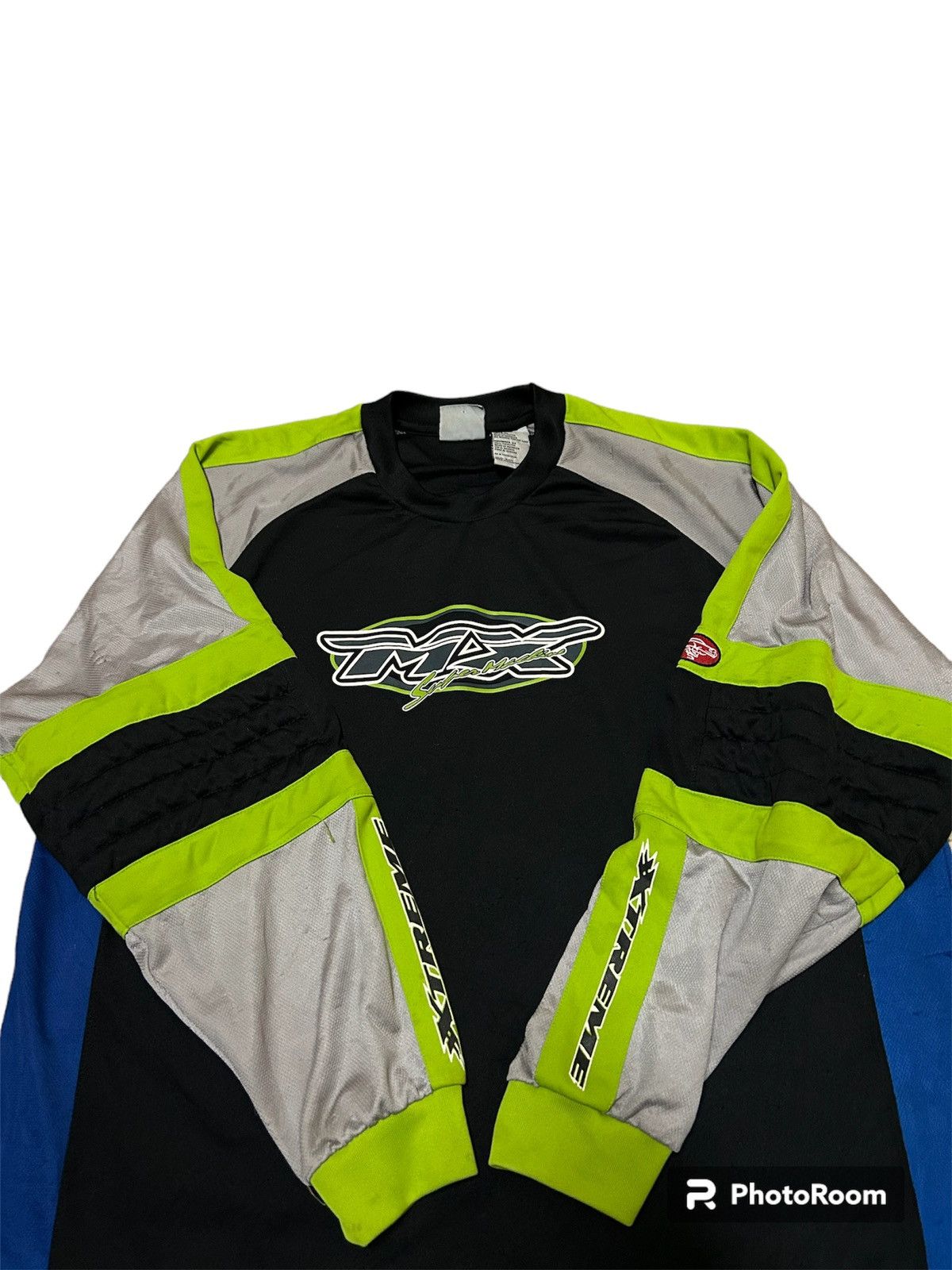 Vintage 💥 RARE MX SUPER MACHINE RACING JERSEY Size US XL / EU 56 / 4 - 4 Thumbnail