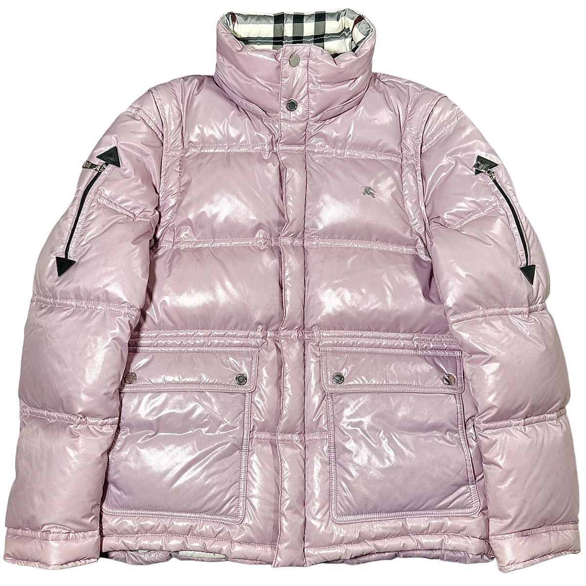 Burberry 00’s Burberry Black Label Down Puffer Jacket Size US M / EU 48-50 / 2 - 1 Thumbnail