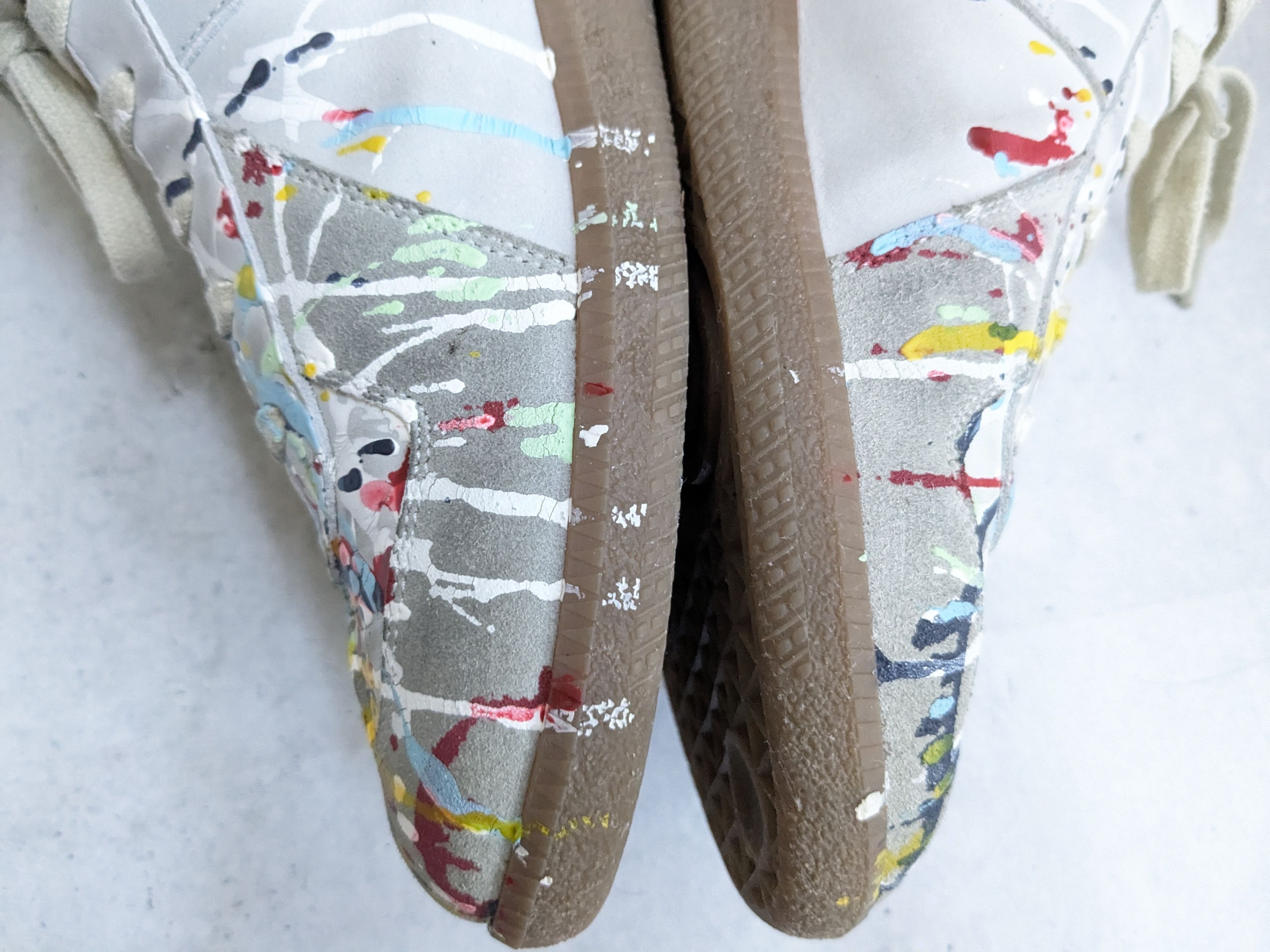 Maison Margiela Maison Margiela Replica GAT 10.5 43.5 Paint Splatter Low Size US 10.5 / EU 43-44 - 11 Thumbnail
