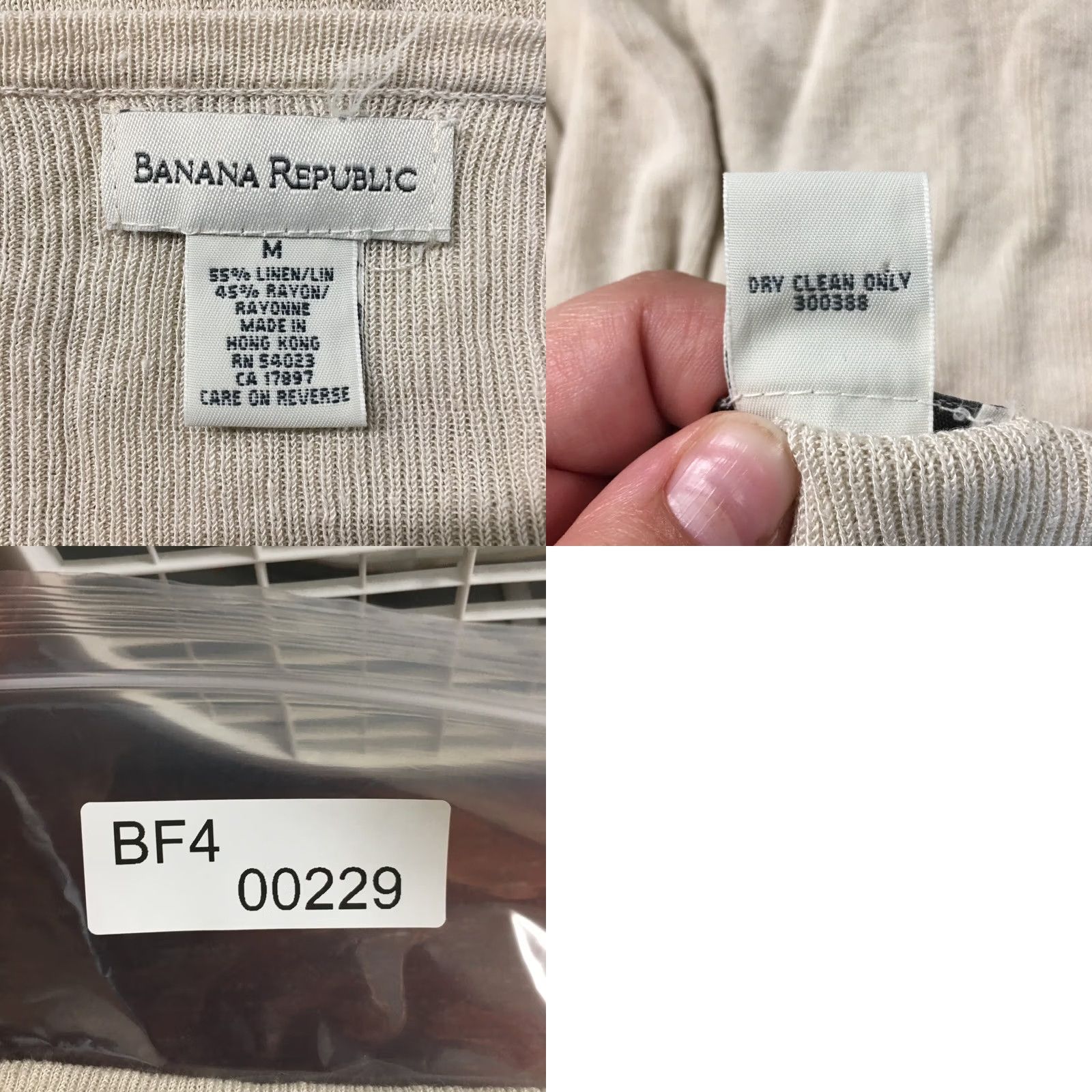 Banana Republic Banana Republic Cardigan Womens M Beige Long Sleeve Rayon Blend Button Up Casual Size M / US 6-8 / IT 42-44 - 10 Thumbnail