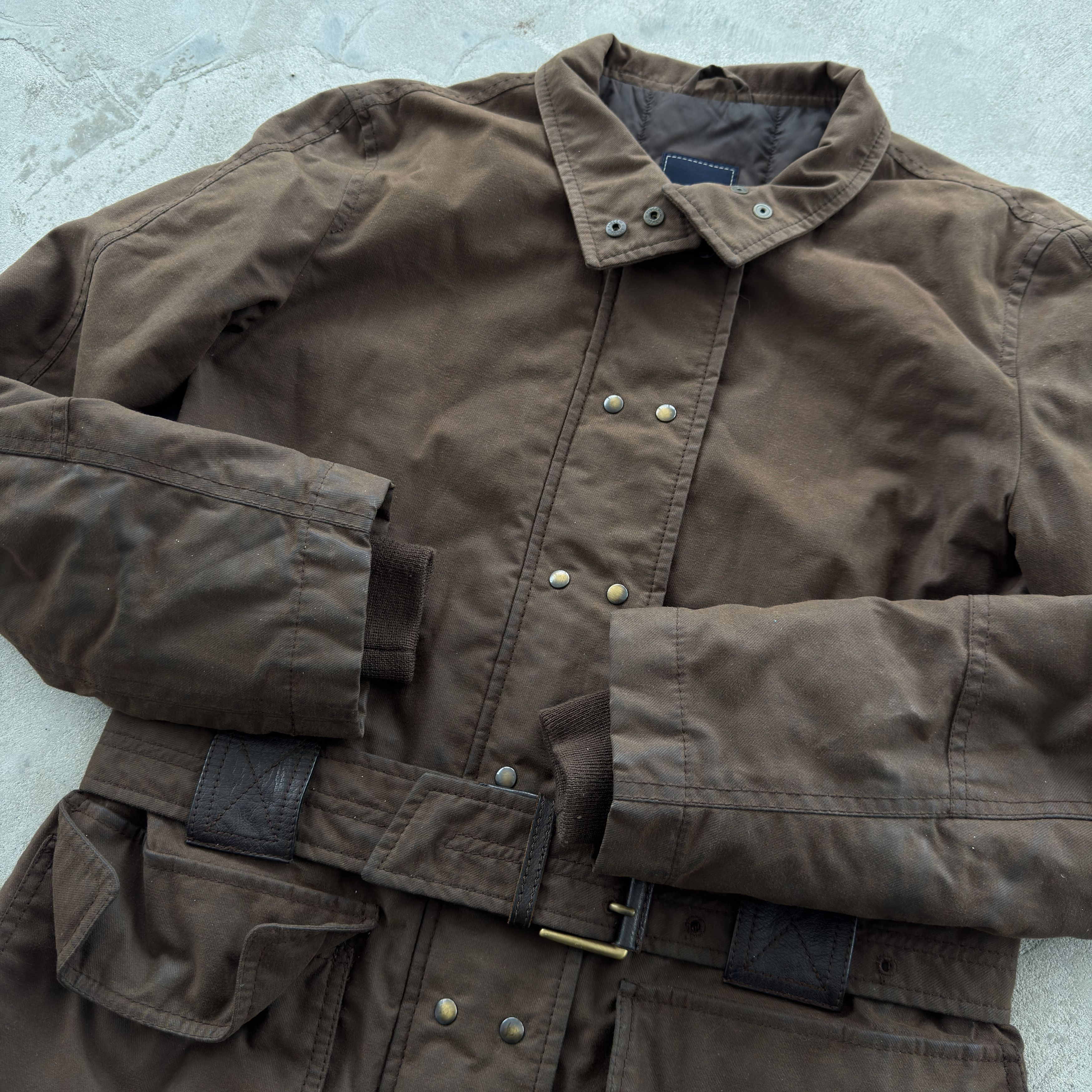 Fay Vintage Fay Waxed Safari Jacket Size US S / EU 44-46 / 1 - 5 Thumbnail