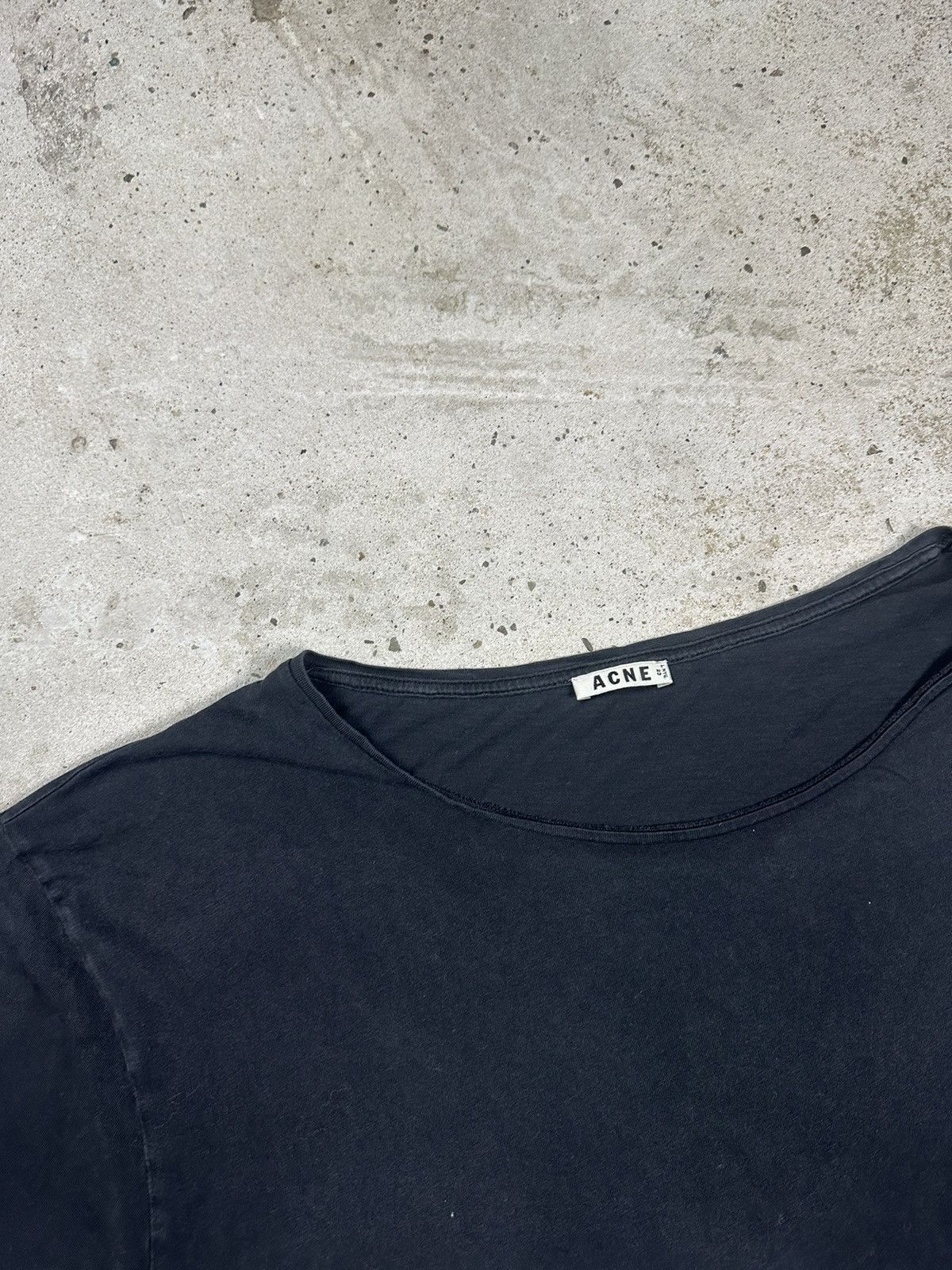 Acne Studios Acne Studios Boxy Wonder Ctn Black Tee Size US M / EU 48-50 / 2 - 6 Thumbnail