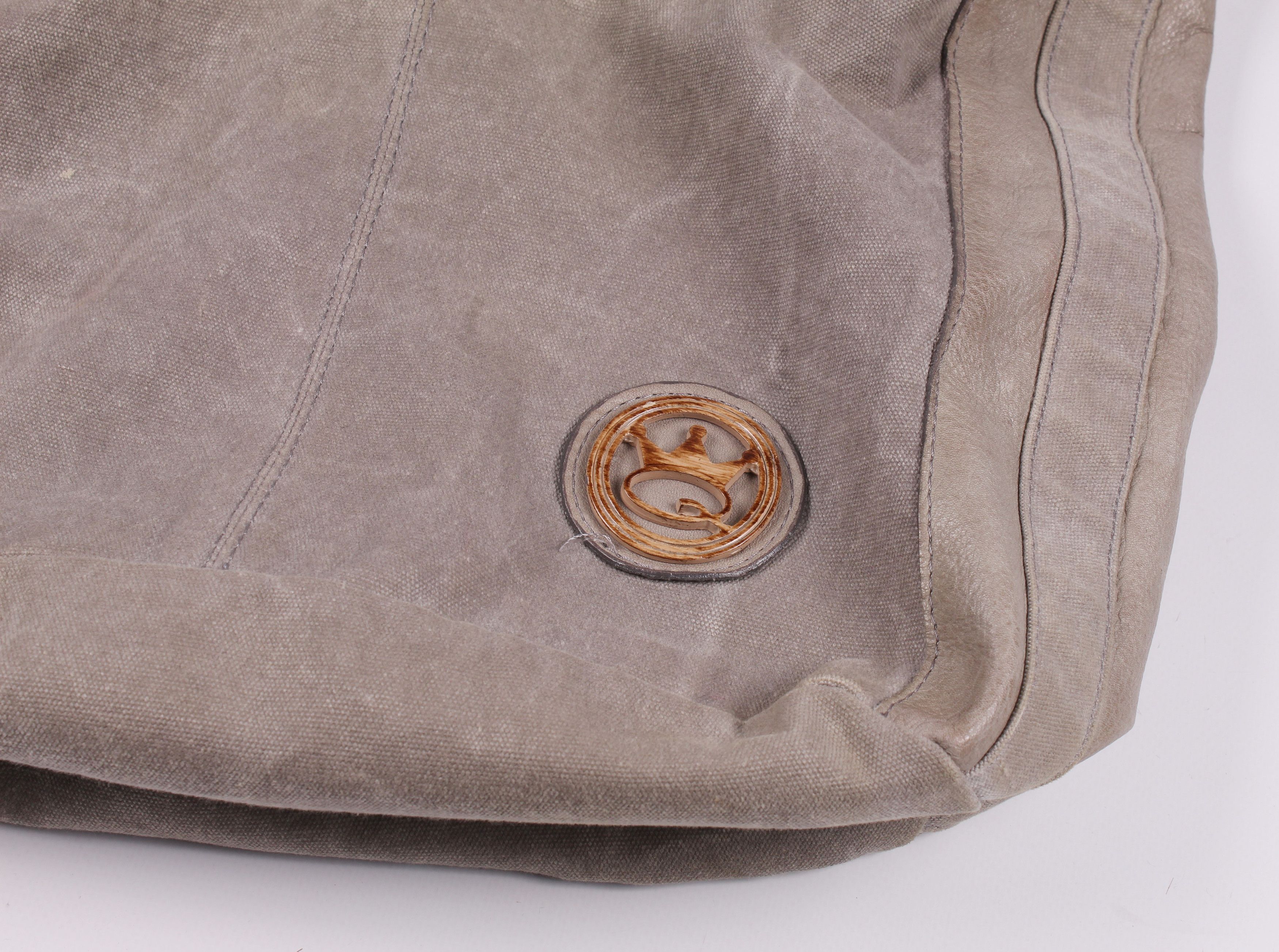Vintage Vintage Save the Queen Canvas Leather Shoulder Bag Size ONE SIZE - 3 Thumbnail