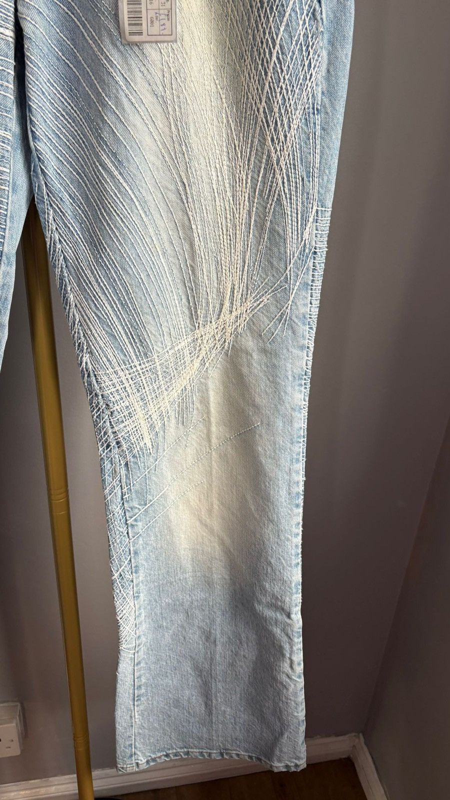 Iceberg [ARCHIVE] Iceberg Gilmar Embroidered Jeans - NWT - Size 31 Size 31" - 6 Thumbnail