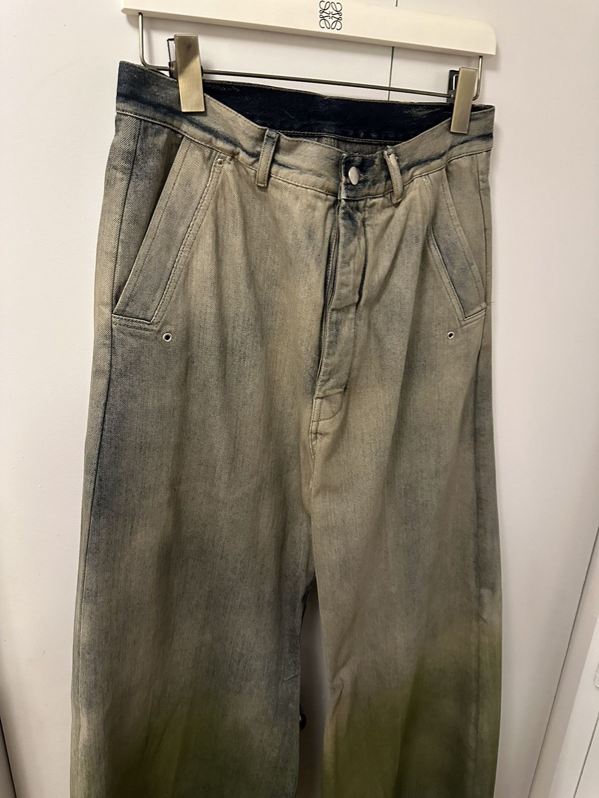 Rick Owens LUXOR Tailored Belas Acid Degrade Jeans, size 48 Size US 32 / EU 48 - 3 Thumbnail