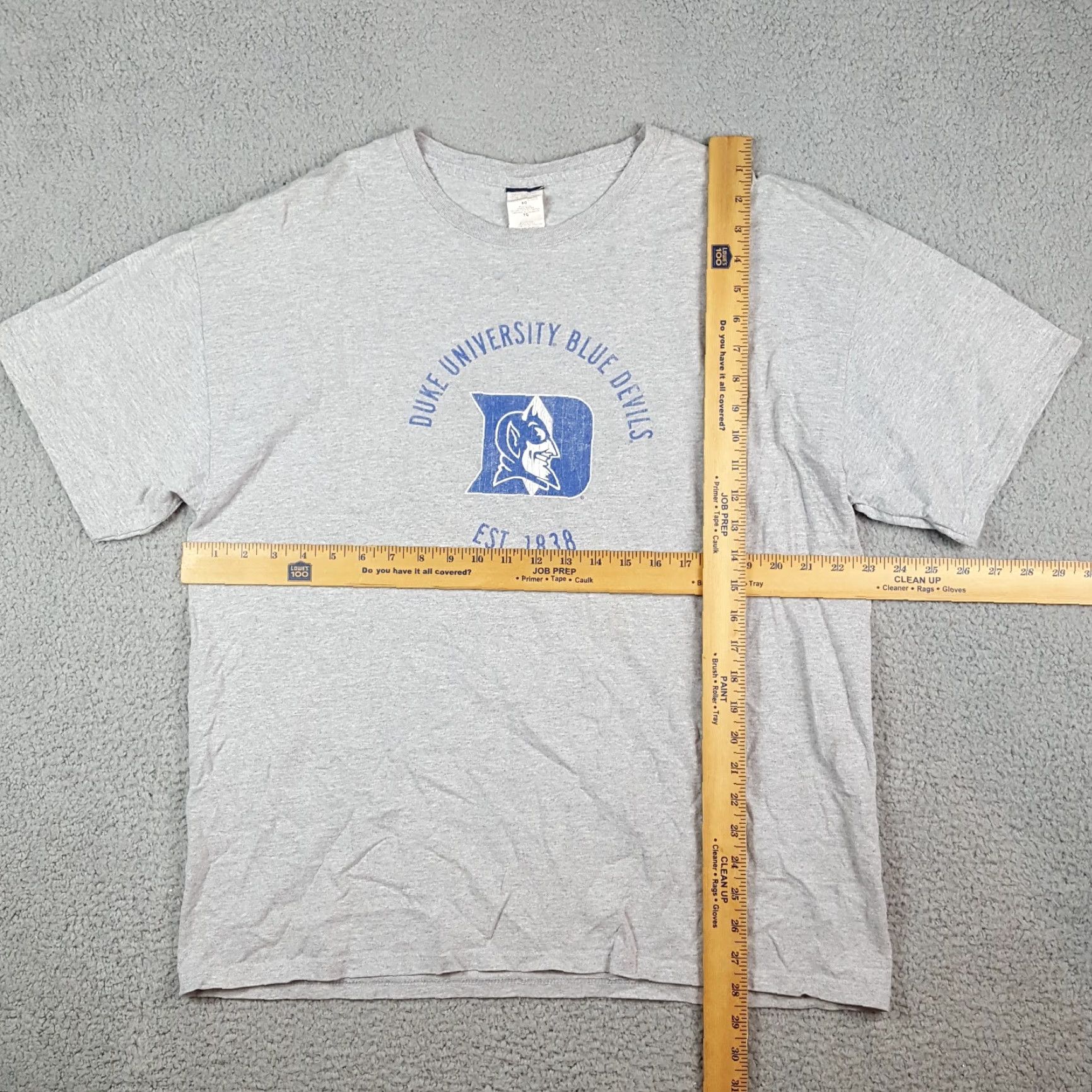 Vintage VINTAGE Duke University Blue Devils Basketball Men XL T-Shirt Gray Size US XL / EU 56 / 4 - 6 Thumbnail