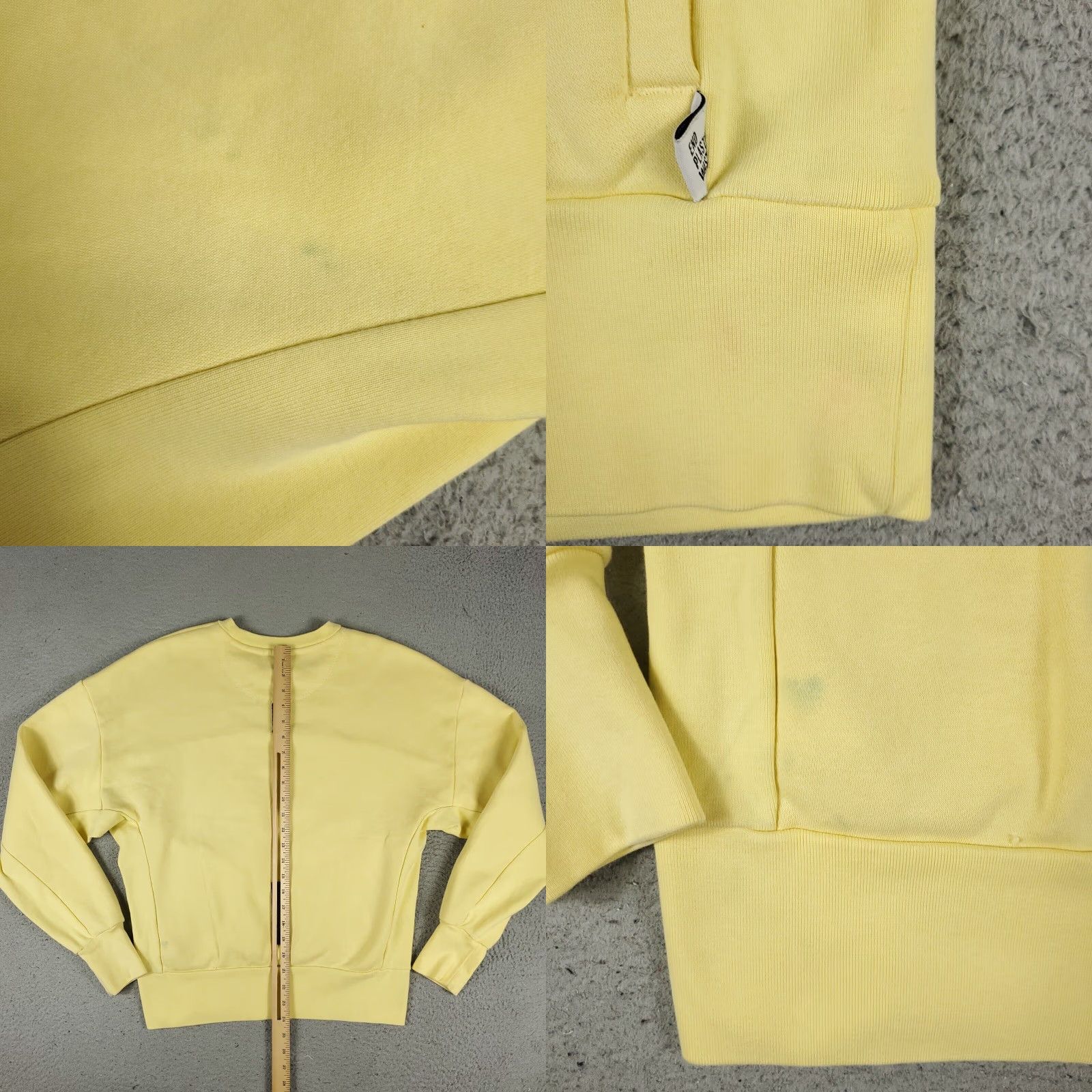 Adidas Adidas Mens Medium Yellow Sweater Pullover Sweatshirt Casual Stained Size US M / EU 48-50 / 2 - 8 Thumbnail