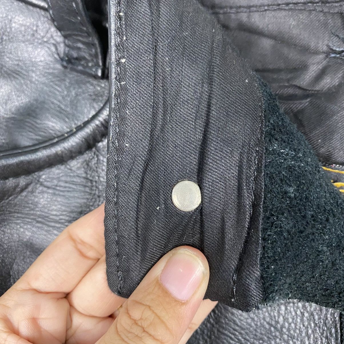 Vanson Leathers 📌Vintage Genuine Leather Pants Cafe Racer Vanson Leather Size US 30 / EU 46 - 16 Thumbnail