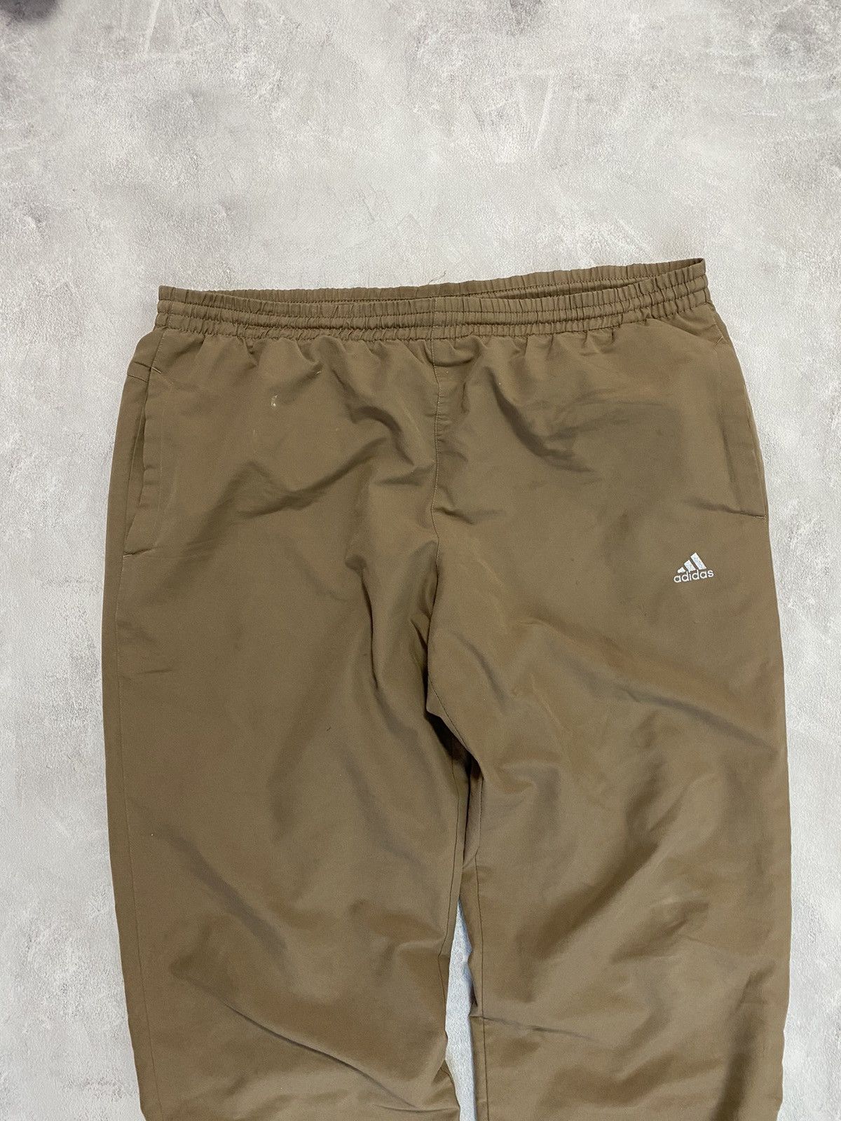 Adidas × Vintage 🔶 Vintage Baggy Track Pants Adidas Brown XL XXL Size US 40 / EU 56 - 4 Thumbnail