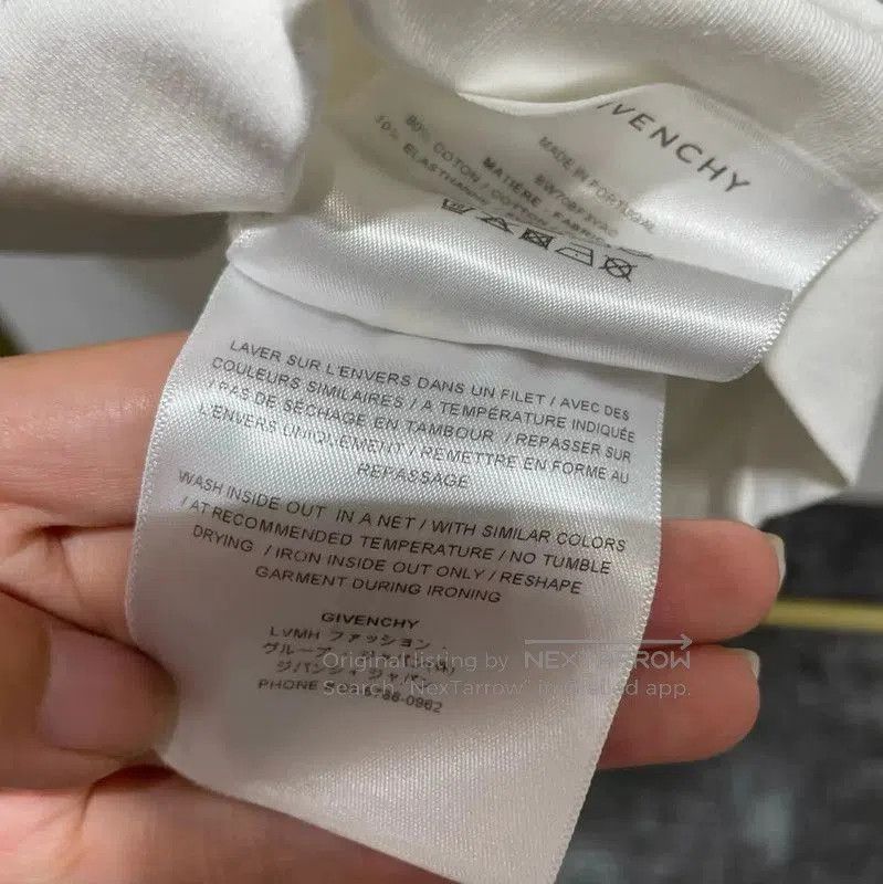 Givenchy Givenchy Women's White Cotton T-Shirt . Size L / US 10 / IT 46 - 5 Thumbnail