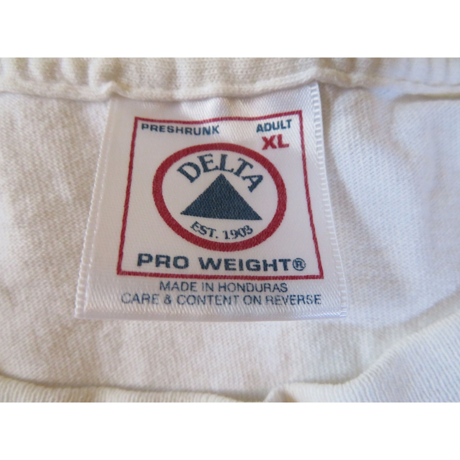 Delta 90s Laconia 74th Annual Motorcycle Rally T-Shirt White Sz XL Size US XL / EU 56 / 4 - 5 Thumbnail