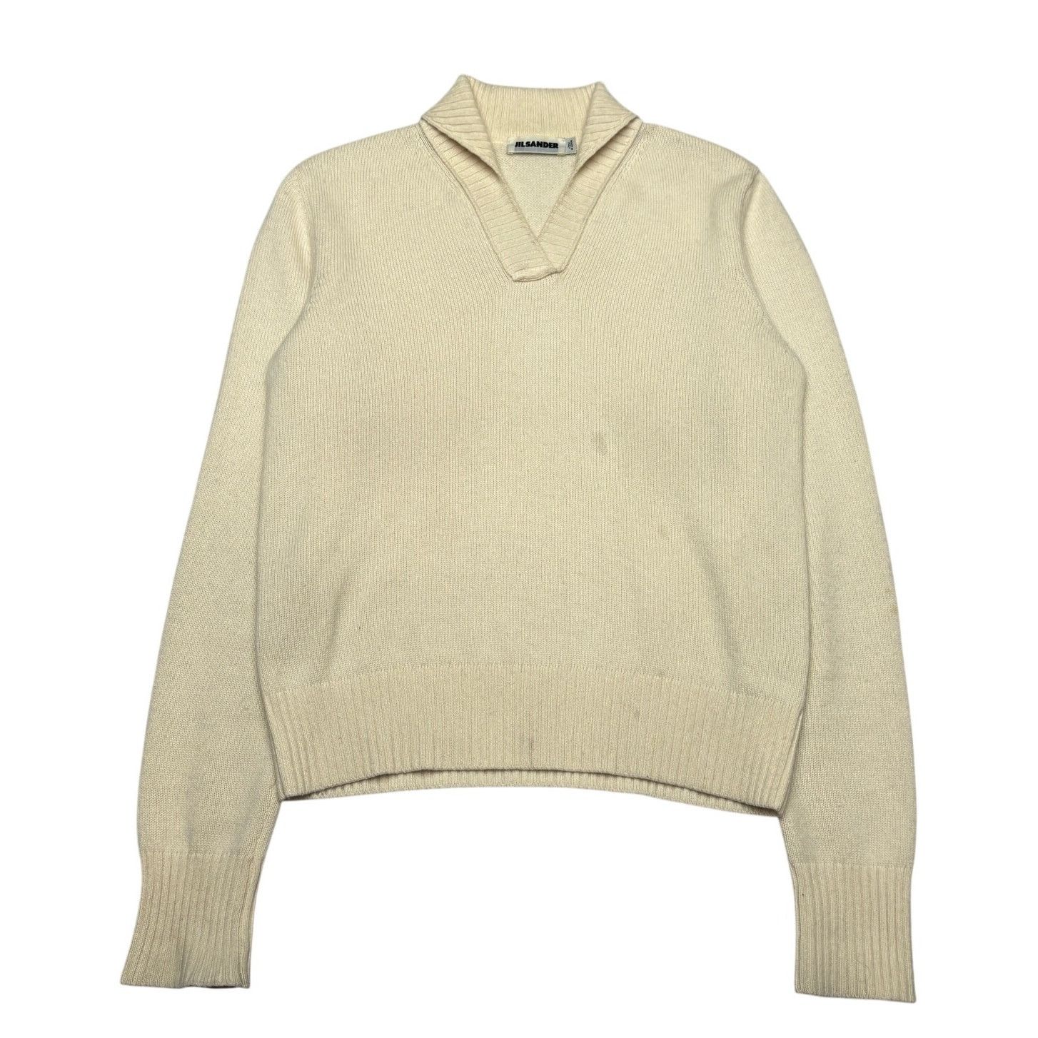 Jil Sander Jil Sander Raf Simons Era Cashmere Shawl Collar Sweater S Size US S / EU 44-46 / 1 - 1 Thumbnail