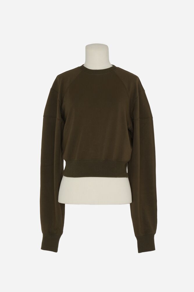 Saint Laurent Paris o1b1hav111125 Sweater in Green Size XL / US 12-14 / IT 48-50 - 1 Thumbnail