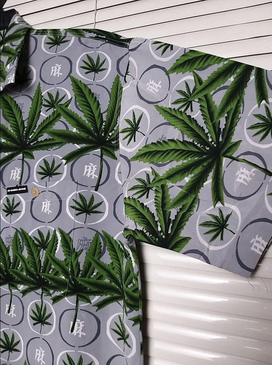 Japanese Brand MUSSO FULL PRINT HEMP GRAPHIC BUTTON UP HAWAII SHIRT Size US L / EU 52-54 / 3 - 7 Thumbnail