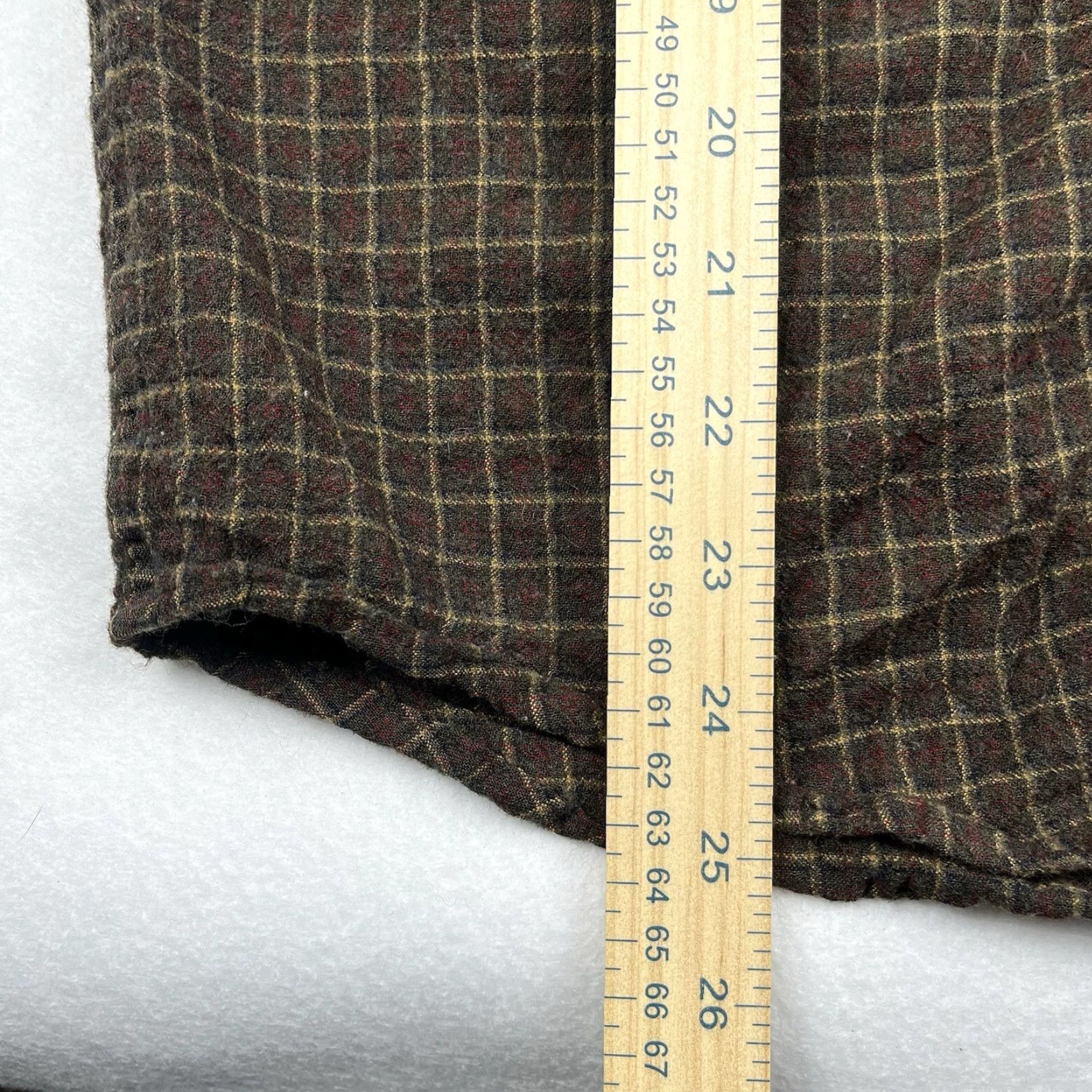 Pendleton VINTAGE Pendleton Sir Pendleton Flannel Brown Plaid Medium Shirt Womens Size M / US 6-8 / IT 42-44 - 5 Thumbnail