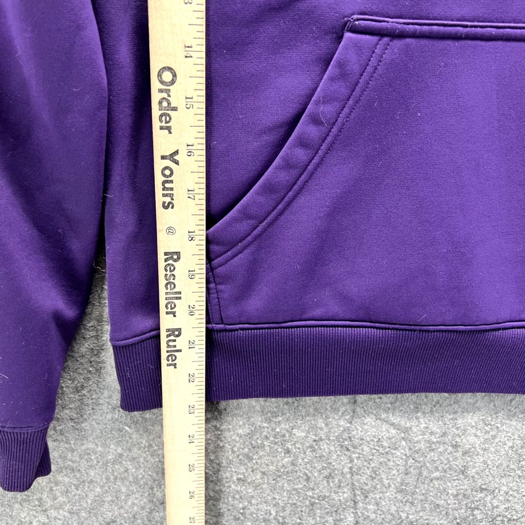 Under Armour Under Armour Sweater Women Small Purple Hooded UA Storm Knit Sweatshirt Size S / US 4 / IT 40 - 6 Thumbnail