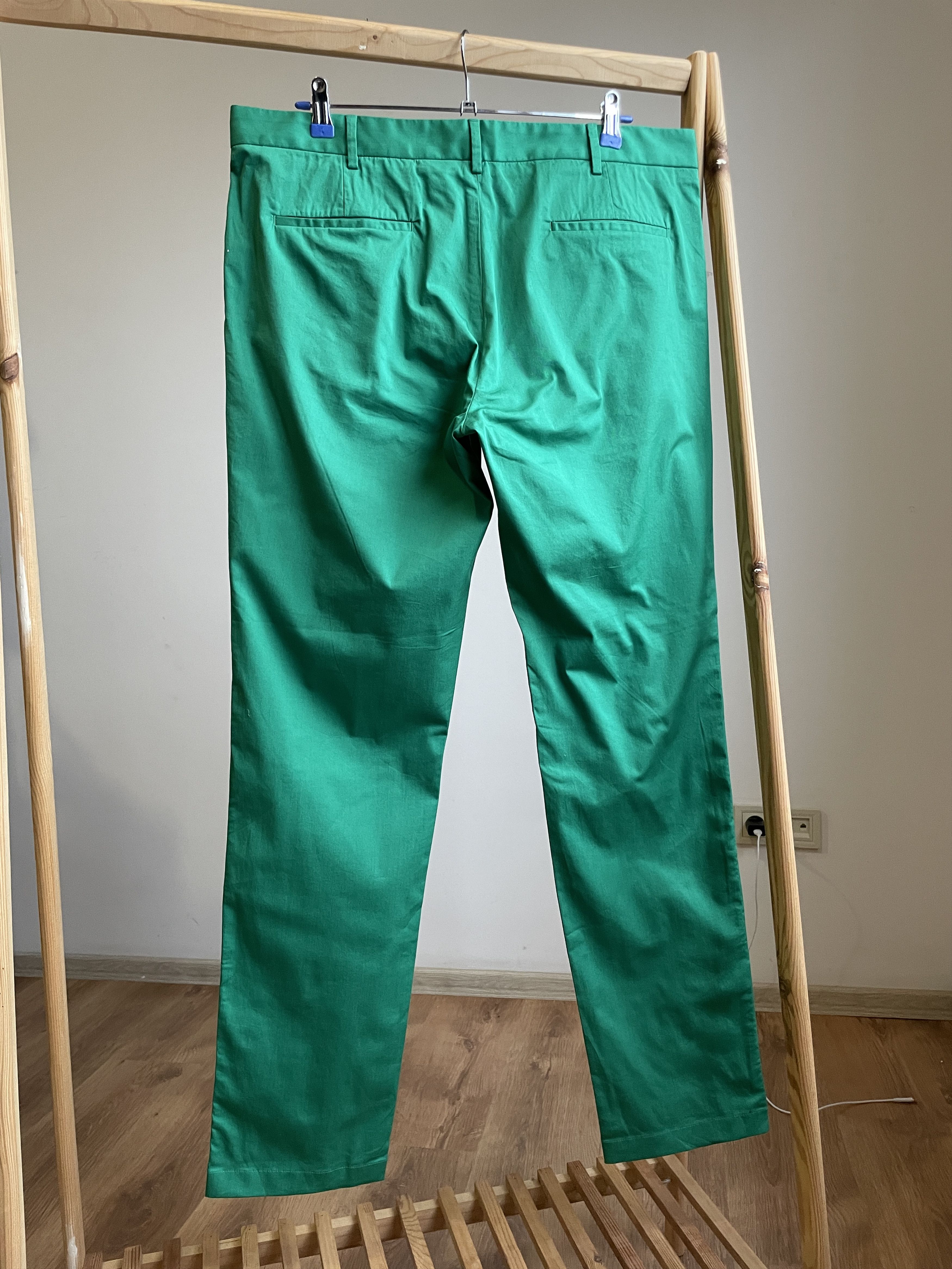 SPOKE BNWT Spoke Build B Lightweight Green Chino Trousers Size US 37 - 2 Thumbnail