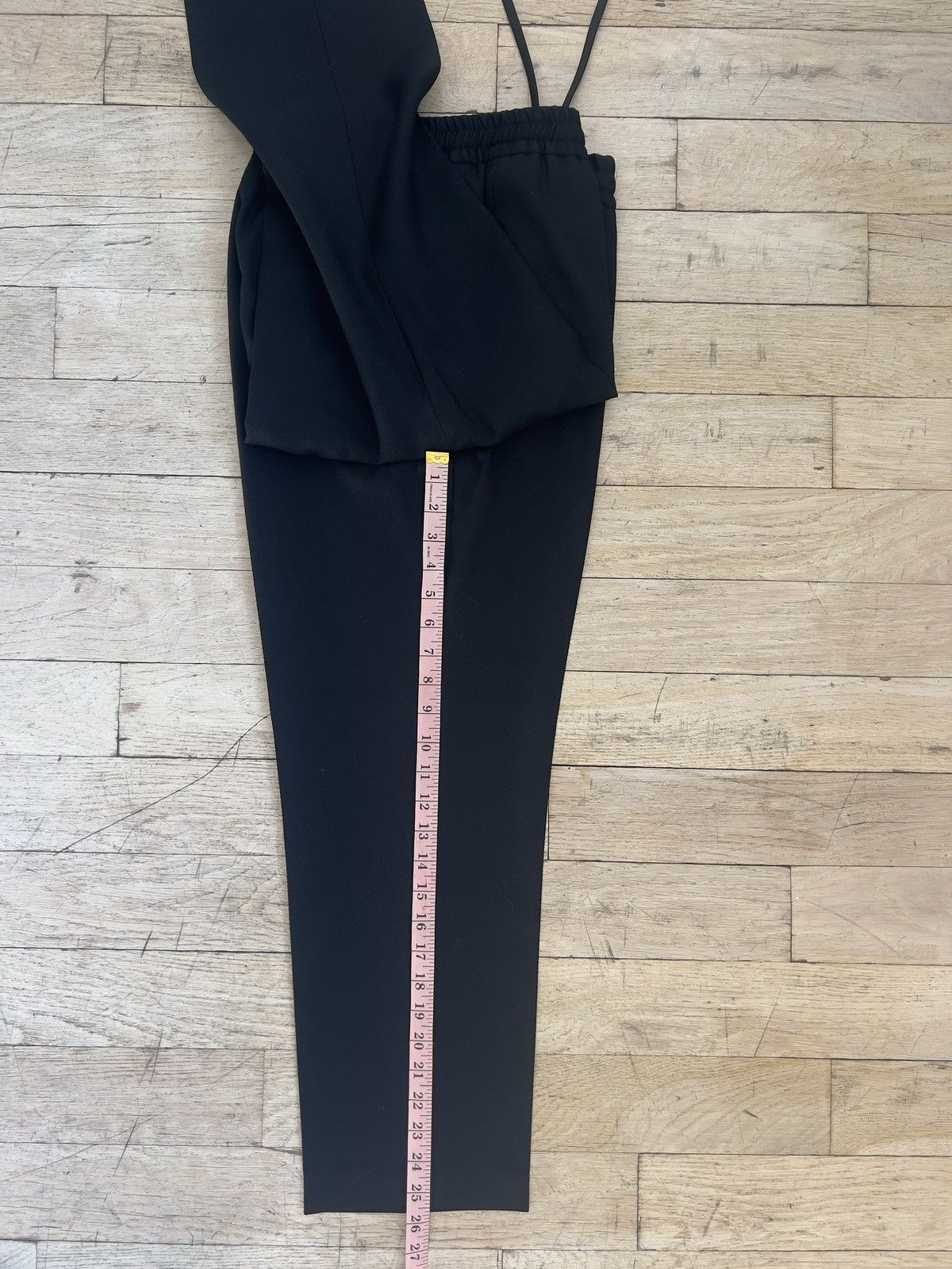 AMI AMI Elasticated Waist Wool Trousers Black Size US 28 / EU 44 - 13 Thumbnail