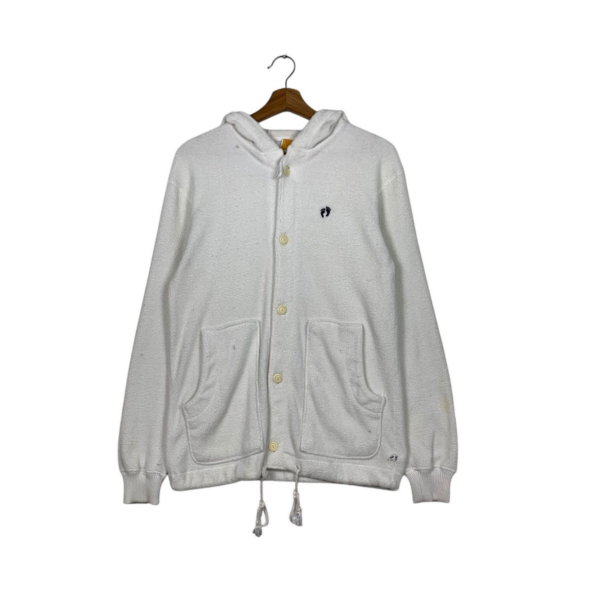 Hang Ten HANGTEN Small Logo White Zipper Hoodies Sweatshirt #2016-C87 Size US L / EU 52-54 / 3 - 10 Thumbnail