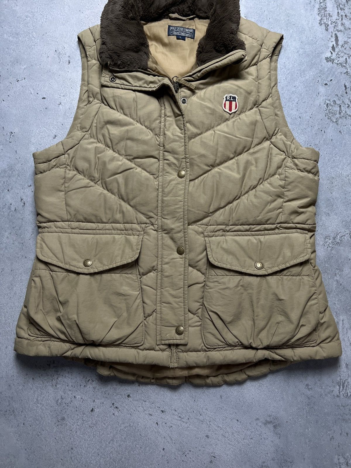 Polo Ralph Lauren Polo Ralph Lauren Down Filled Puffer Vest Polo Jeans Company Size US L / EU 52-54 / 3 - 5 Thumbnail