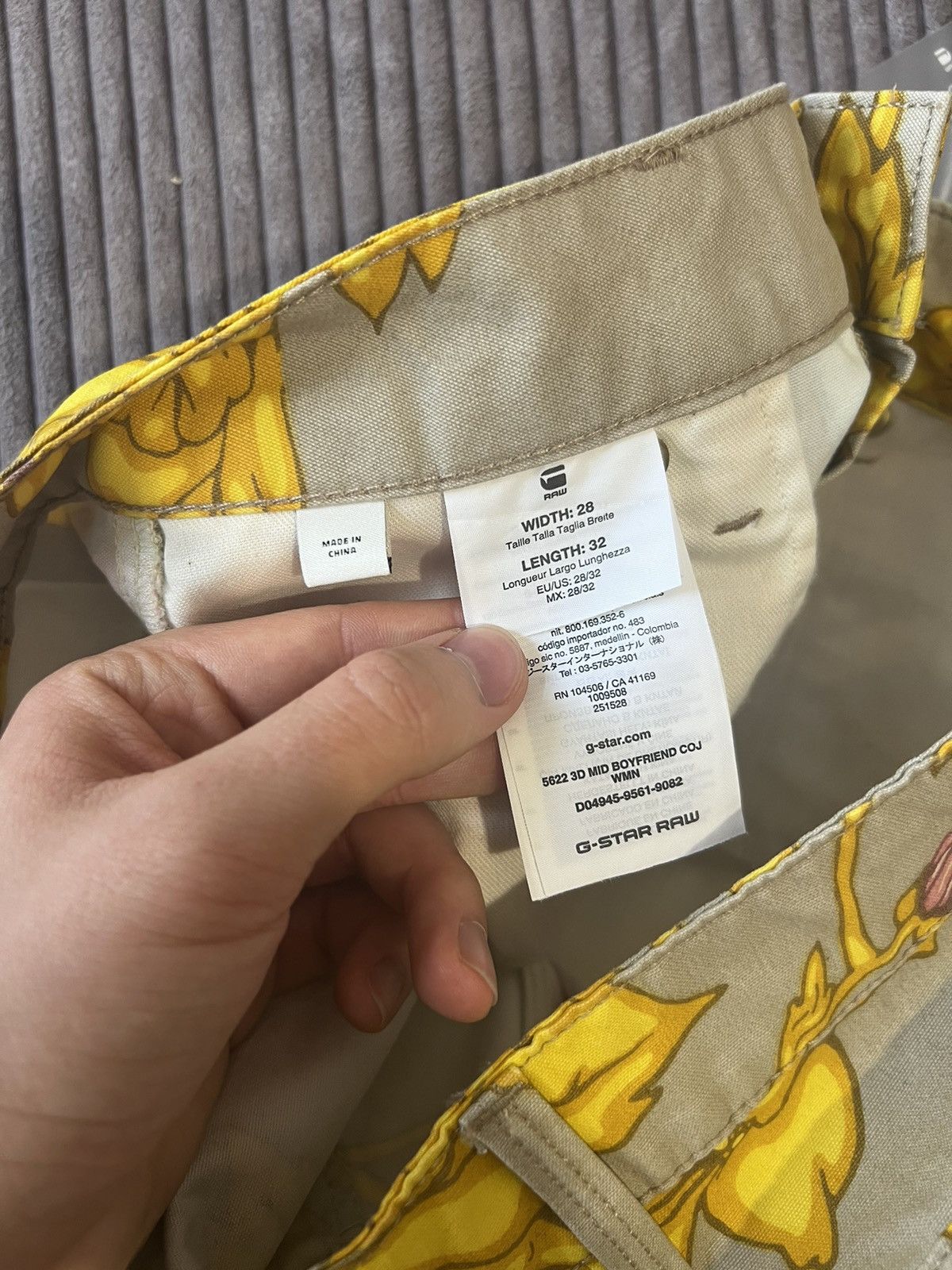 G-Star × Pharrell Rare Pharrell G Star Raw 3D Mid Boyfriend Women’s Pants Size 28" / US 6 / IT 42 - 11 Thumbnail