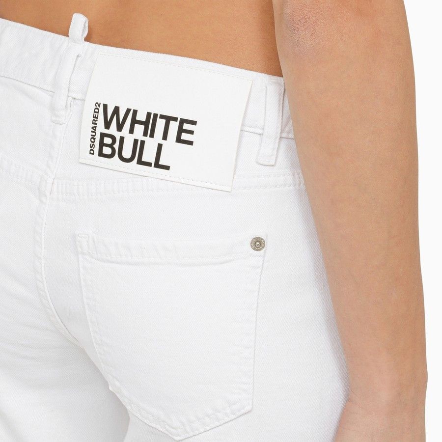 Dsquared2 o1d2blof0824 Denim Jeans in White Size 30" / US 8 / IT 44 - 5 Thumbnail