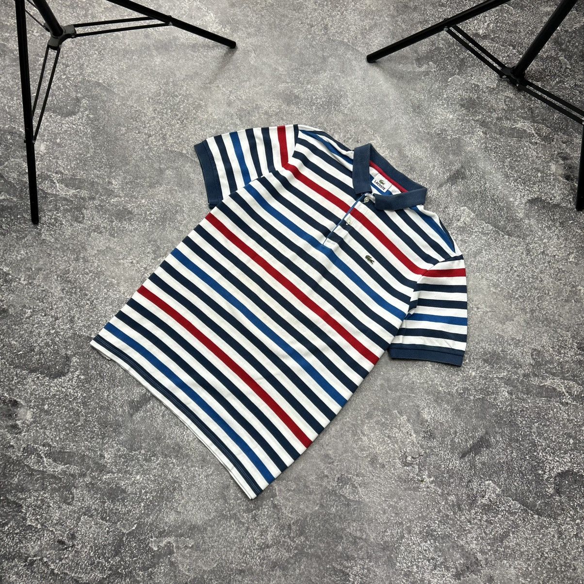 Lacoste Mens Lacoste Small logo Streetwear multicolor polo Size US XL / EU 56 / 4 - 1 Thumbnail