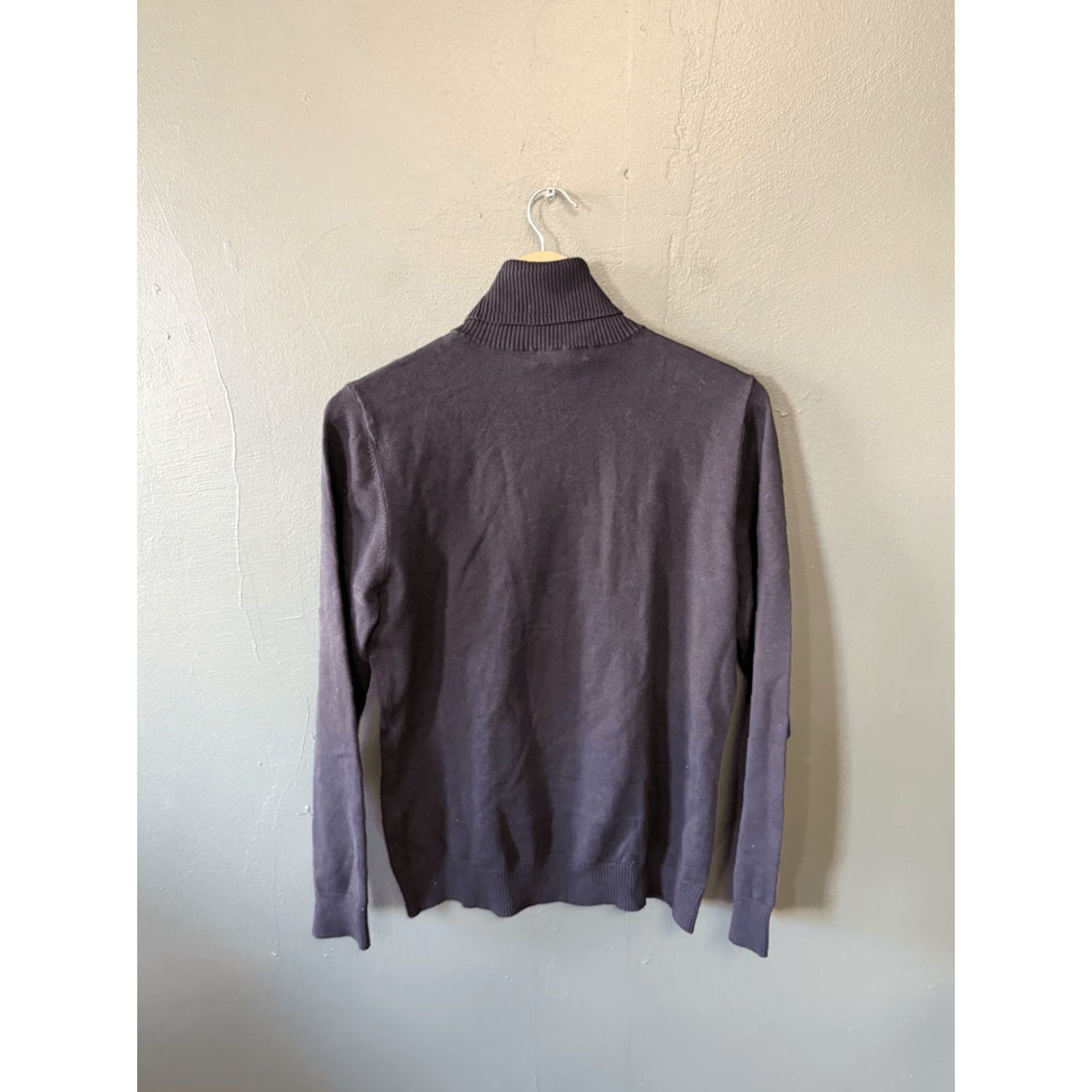Lands' End Lands End Womens Black Long Sleeve Turtleneck Pullover Shirt Size Medium Size M / US 6-8 / IT 42-44 - 2 Thumbnail