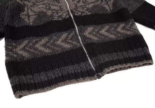 Yohji Yamamoto yohji yamamoto 2003aw wool knit zipper sweater-2505 Size US L / EU 52-54 / 3 - 5 Thumbnail