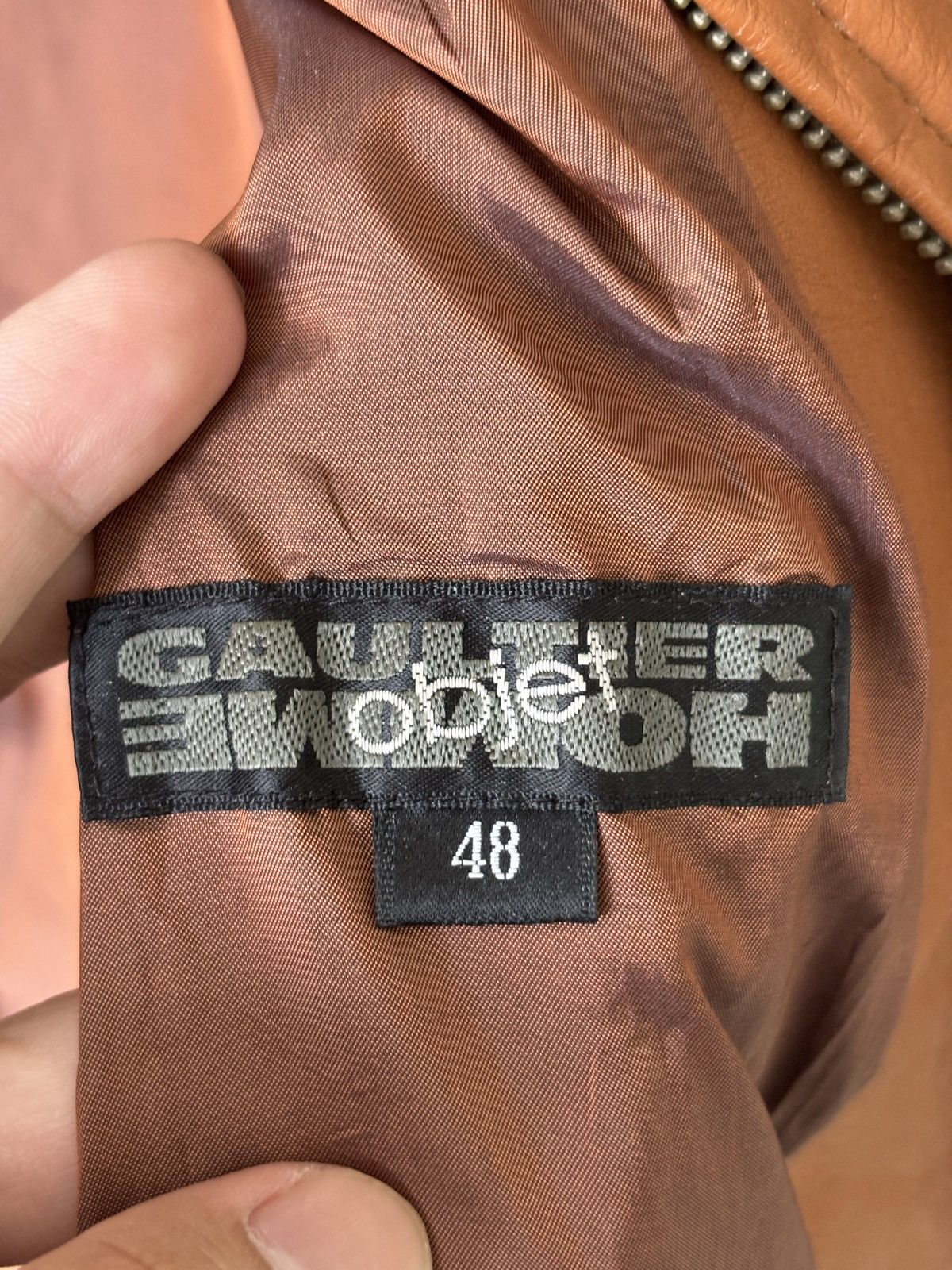 Gaultier Homme Objet JPG Gaultier Homme Objet Biker Leather Jacket Size US M / EU 48-50 / 2 - 10 Thumbnail
