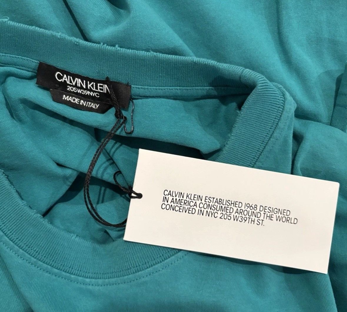Calvin Klein 205W39NYC Calvin Klein 209w39nyc raf Simons t shirt xxl made in Italy Size US XXL / EU 58 / 5 - 4 Thumbnail