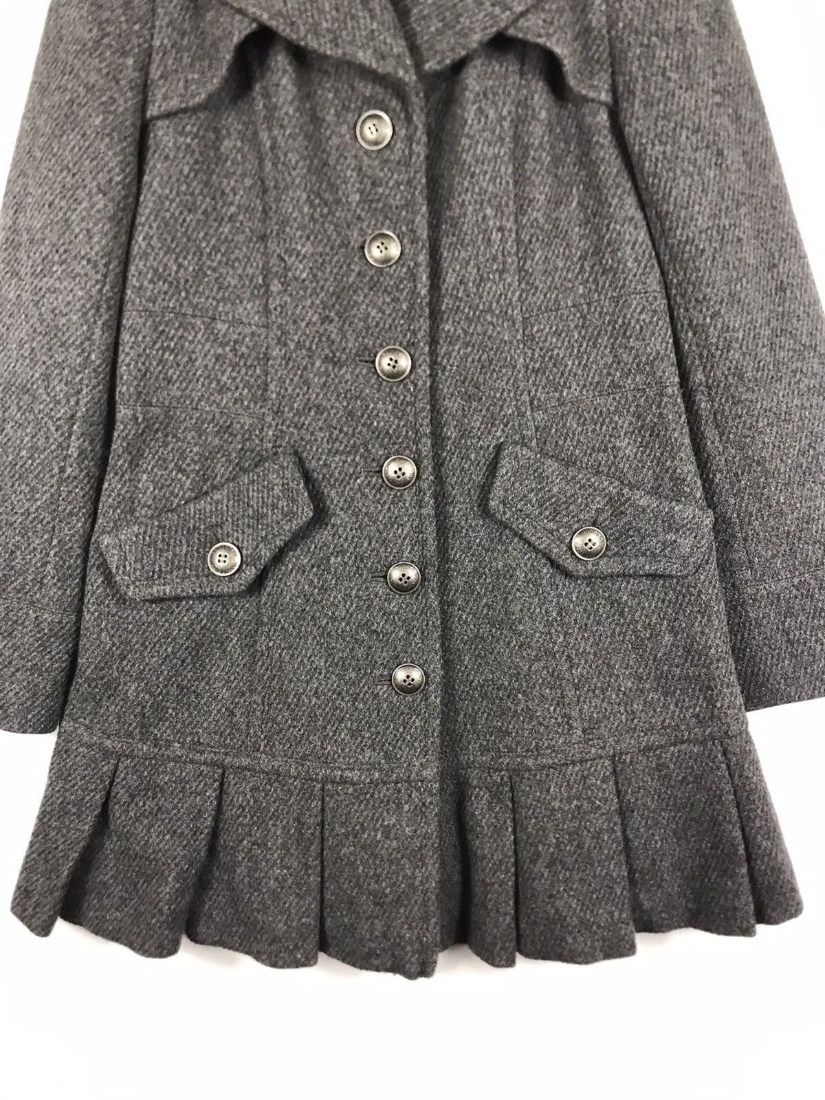 Burberry ⚡️Vintage Burberry Blue Label Klassisk Wool Button Jacket Size XS / US 0-2 / IT 36-38 - 5 Thumbnail