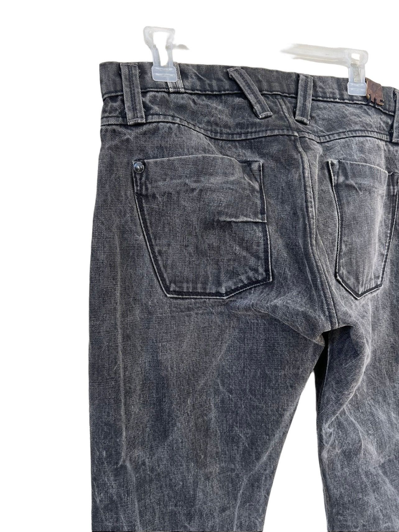 MATiAS MATIAS Los Angeles Fade Black Waxed Denim Selvedge Jeans Size US 32 / EU 48 - 16 Thumbnail