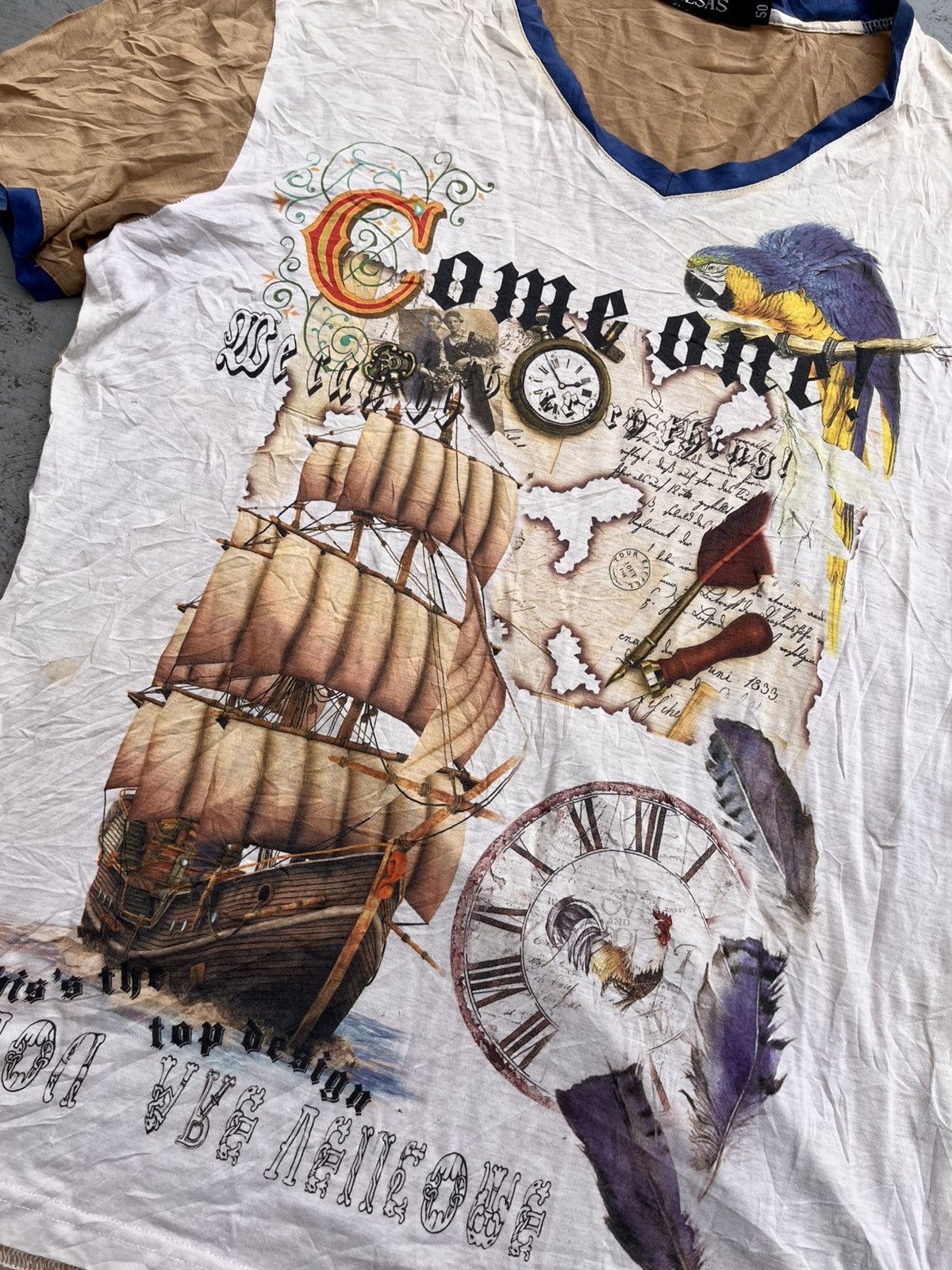 Designer × Japanese Brand JAPANESE Come On Art JeanPaul Tee Size US S / EU 44-46 / 1 - 5 Thumbnail