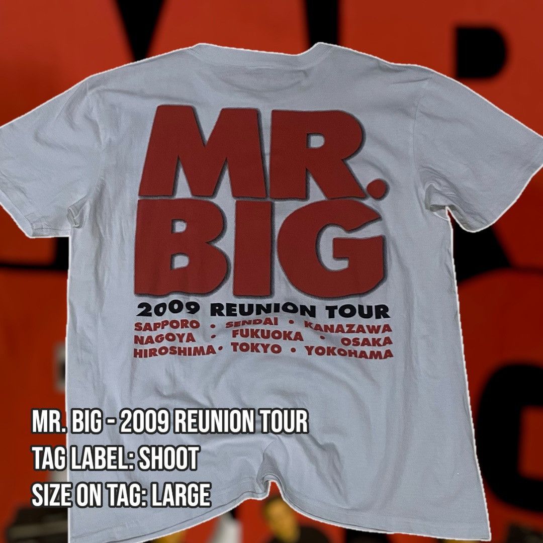 Band Tees Mr Big - 2009 Reunion Tour 2009 Size US L / EU 52-54 / 3 - 2 Thumbnail