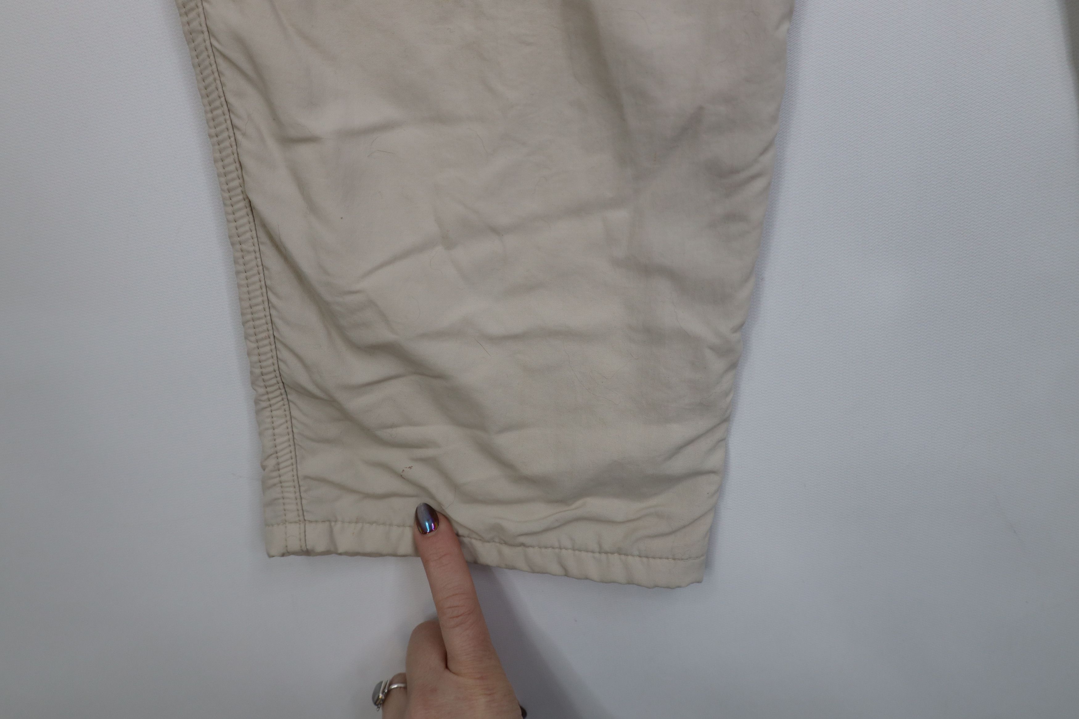 Lands' End Vintage 90s Lands End Lined Windbreaker Pants Beige USA Size 38" / US 16 / IT 52 - 5 Thumbnail