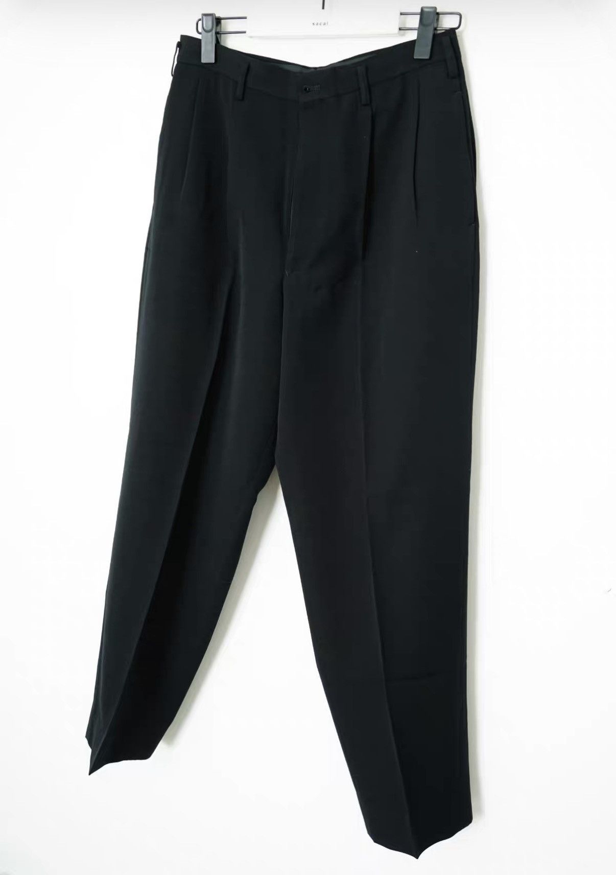 Yohji Yamamoto Yohji Yamamoto Y's for Men Wool Straight Suit Trousers Size US 36 / EU 52 - 2 Thumbnail